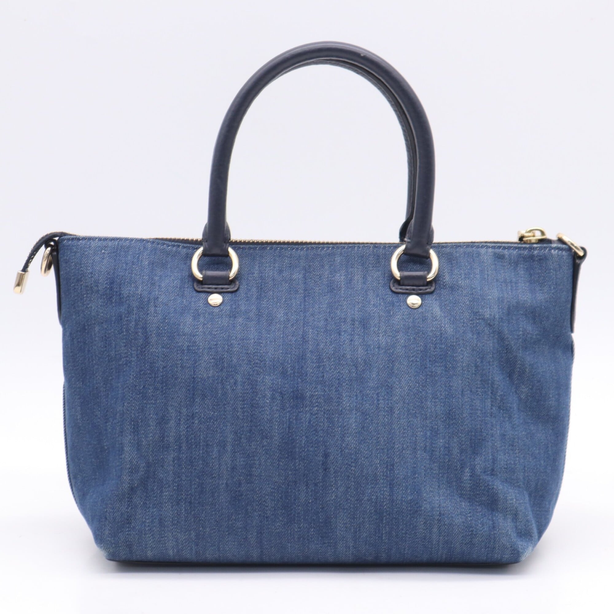 Coach Blue Denim Handbag (Pre-Owned)