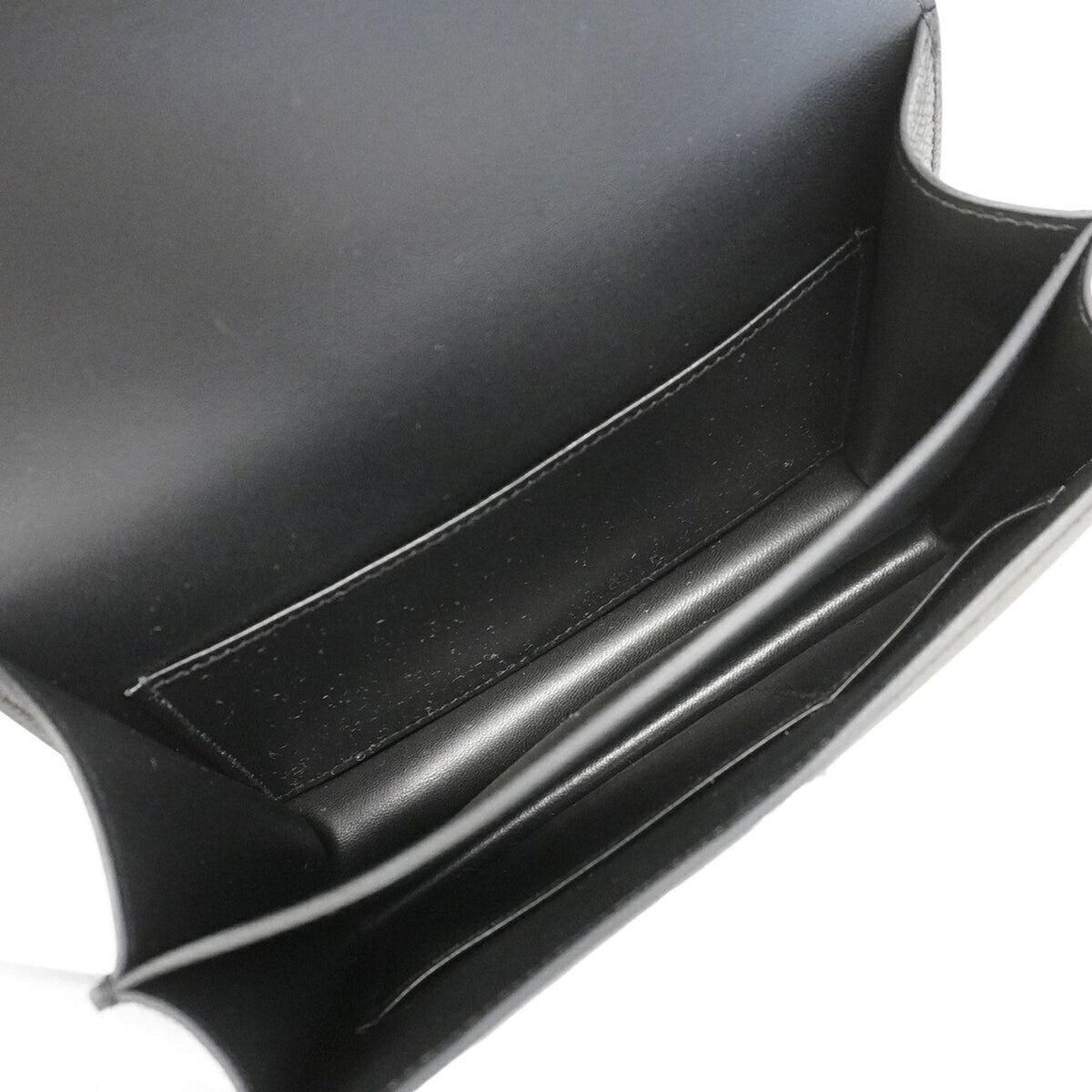 Hermes Black Leather Shoulder Bag (Pre-Owned)