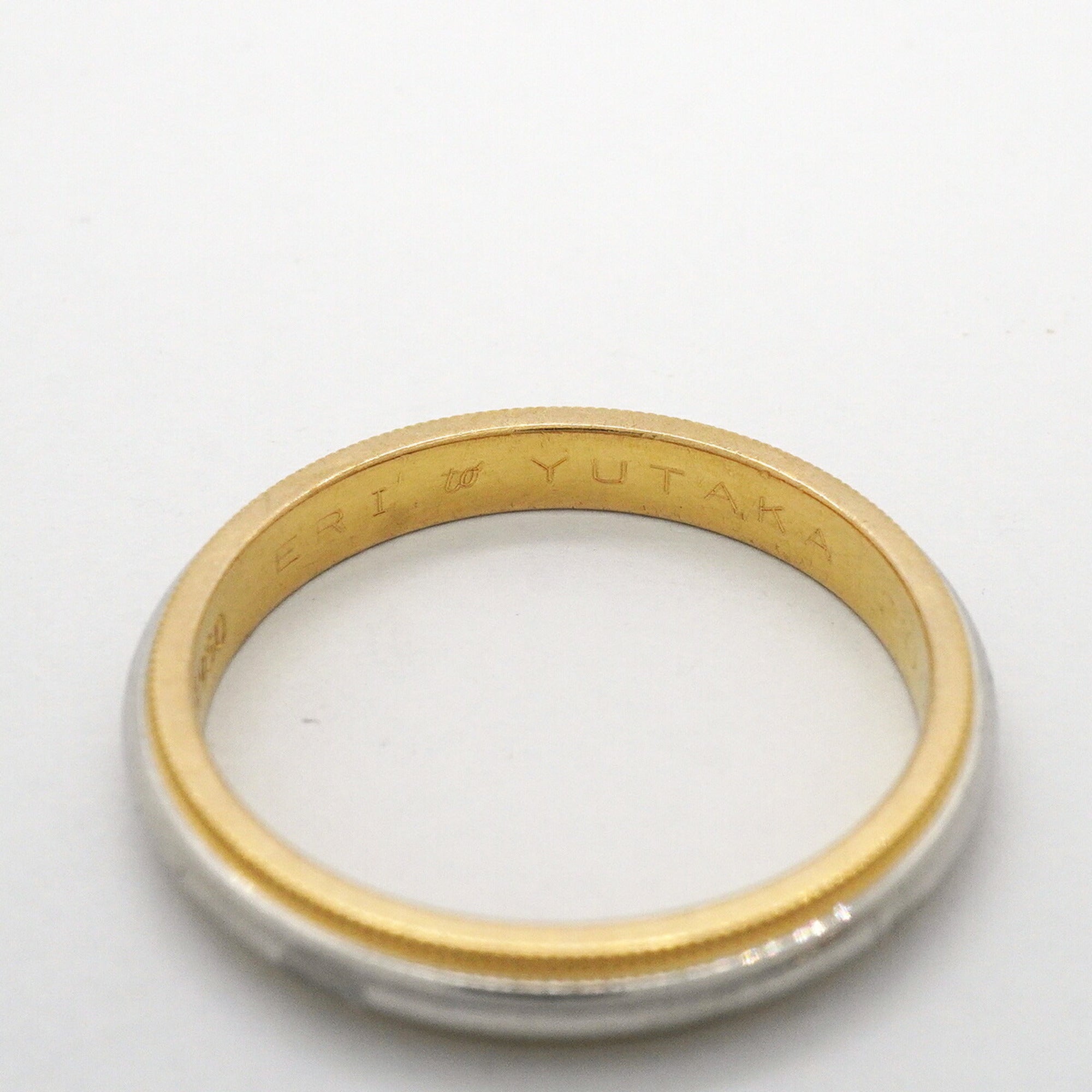 Tiffany Yellow Gold (18K) Platinum 950 Band Ring (Pre-Owned)