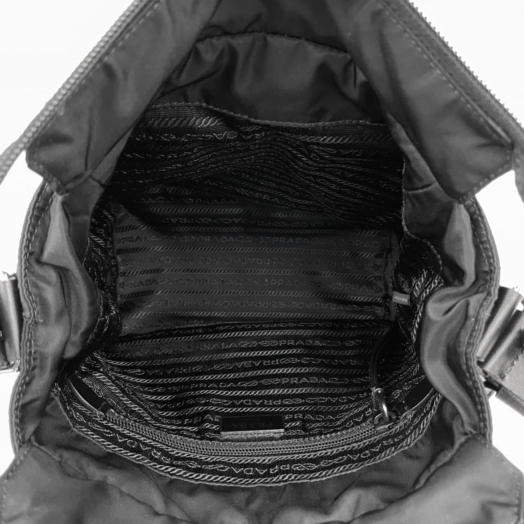 Prada Black Nylon Shoulder Bag (Pre-Owned)