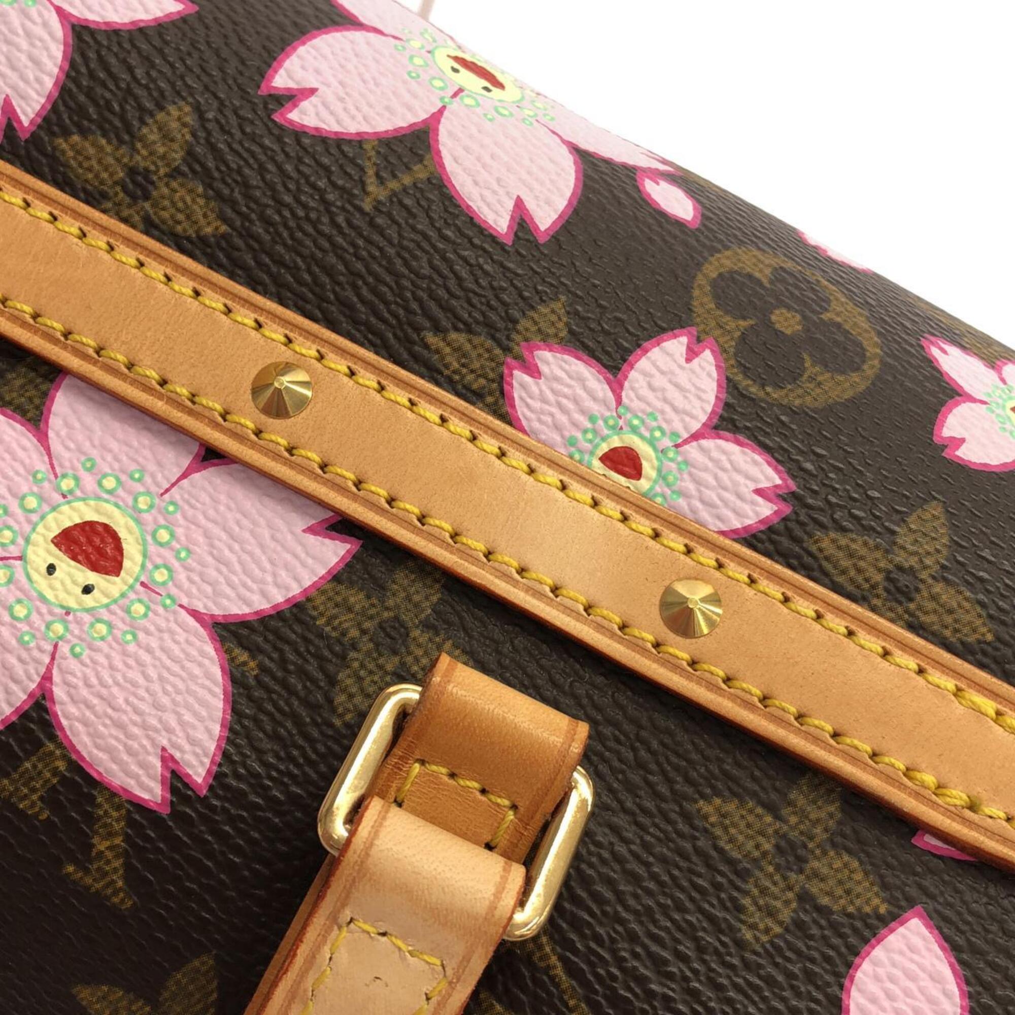 Louis Vuitton Marron Coated Canvas Handbag (Pre-Owned)