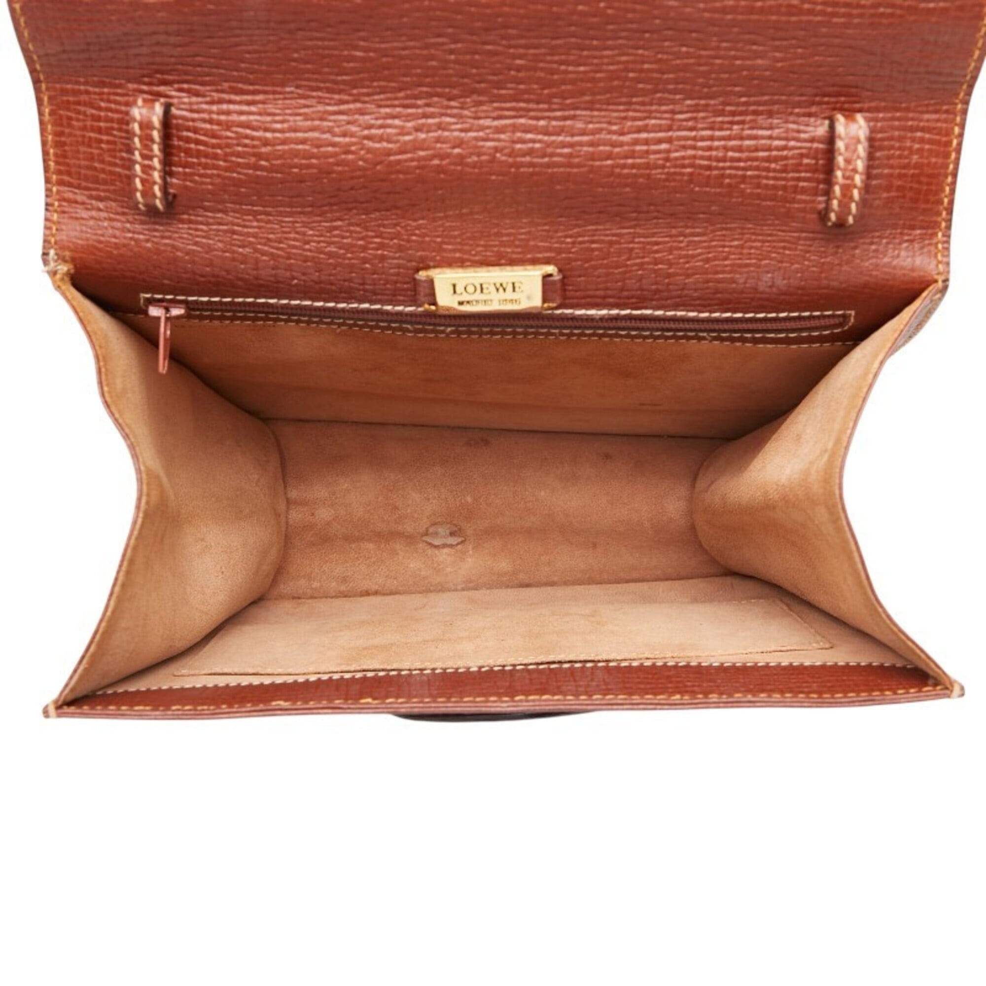 Loewe Brown Leather Handbag (Pre-Owned)