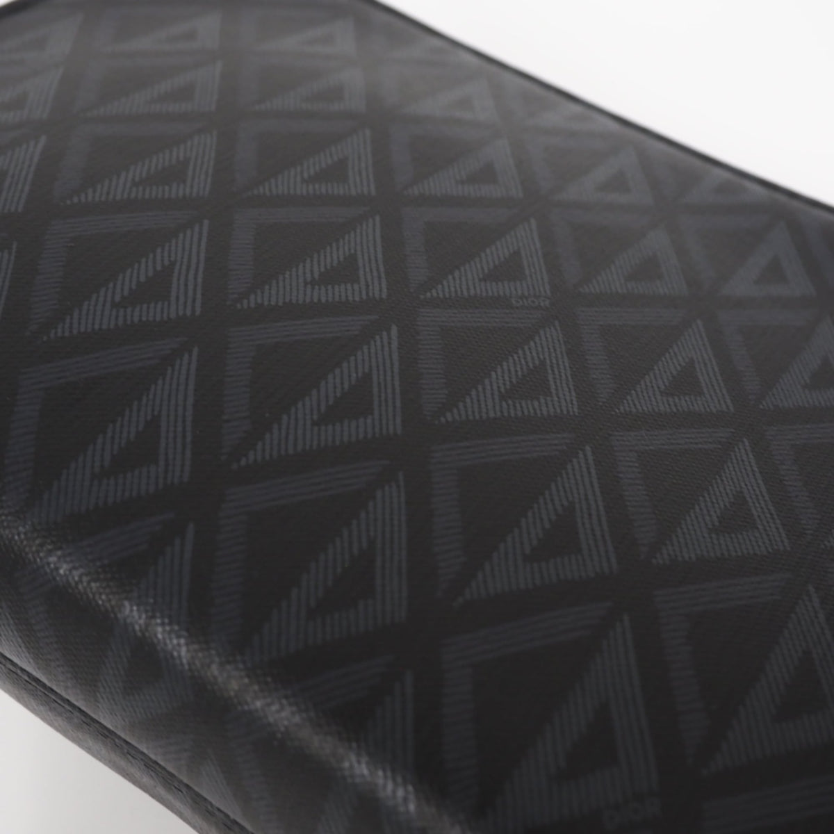 Christian Dior Black Navy Pvc Clutch Bag (Pre-Owned)