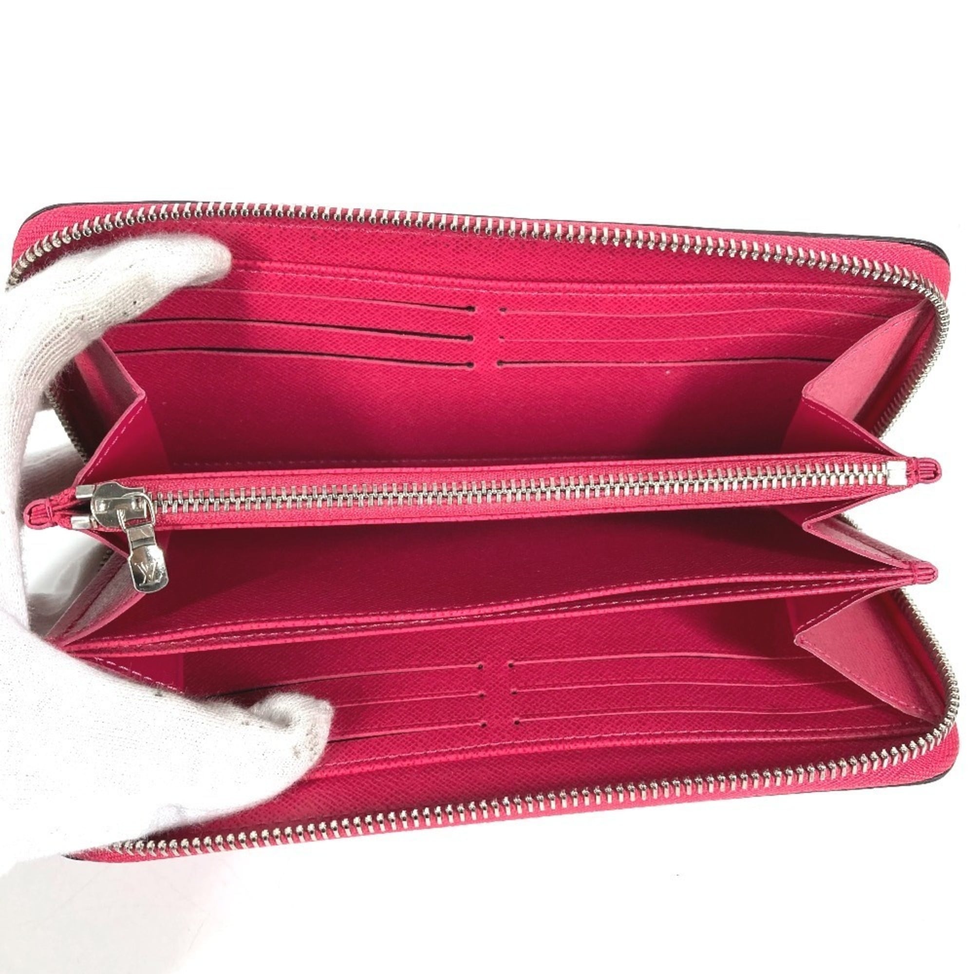 Louis Vuitton Epi Pink Epi Leather Long Wallet (Bi-Fold) (Pre-Owned)