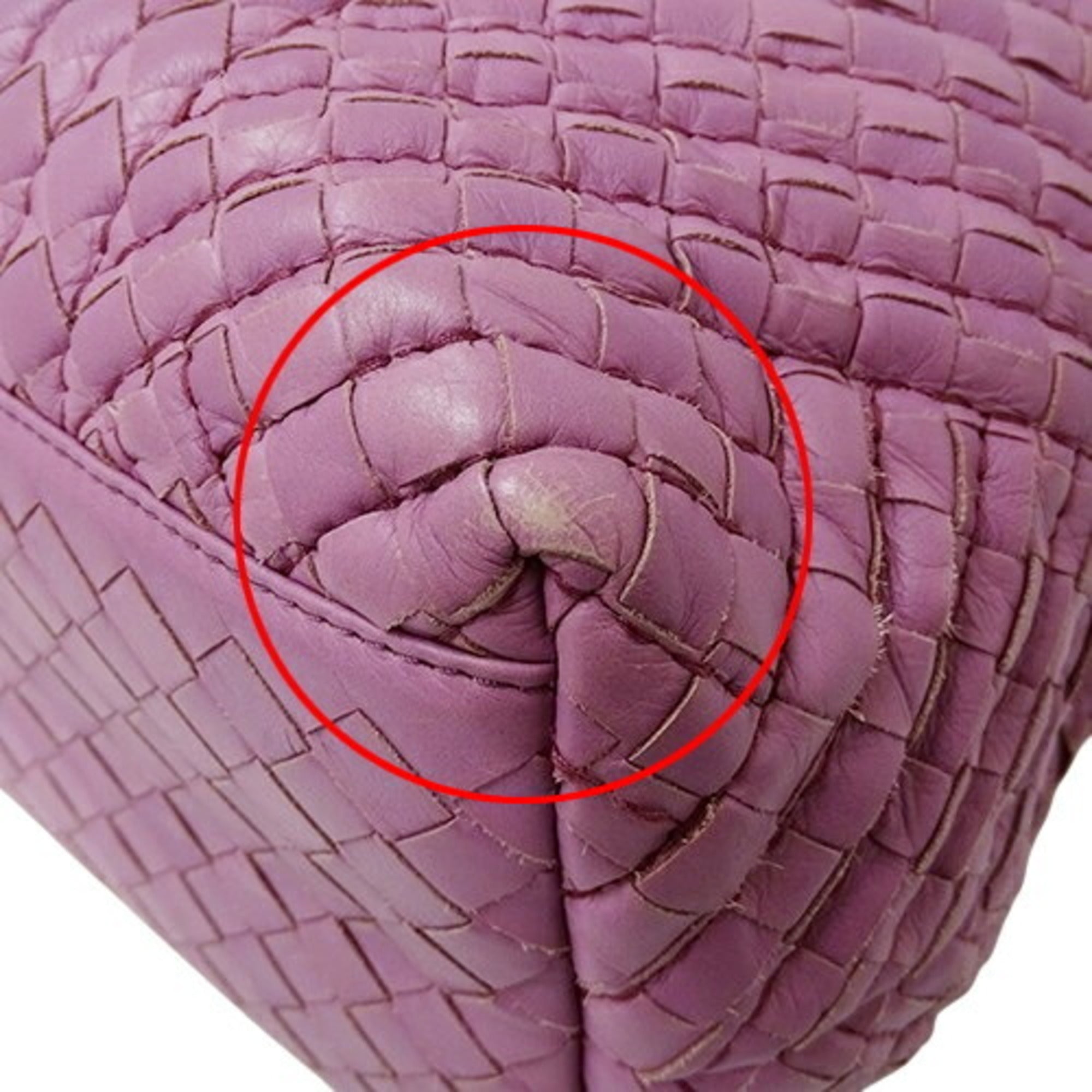 Bottega Veneta Pink Purple Leather Tote Bag (Pre-Owned)