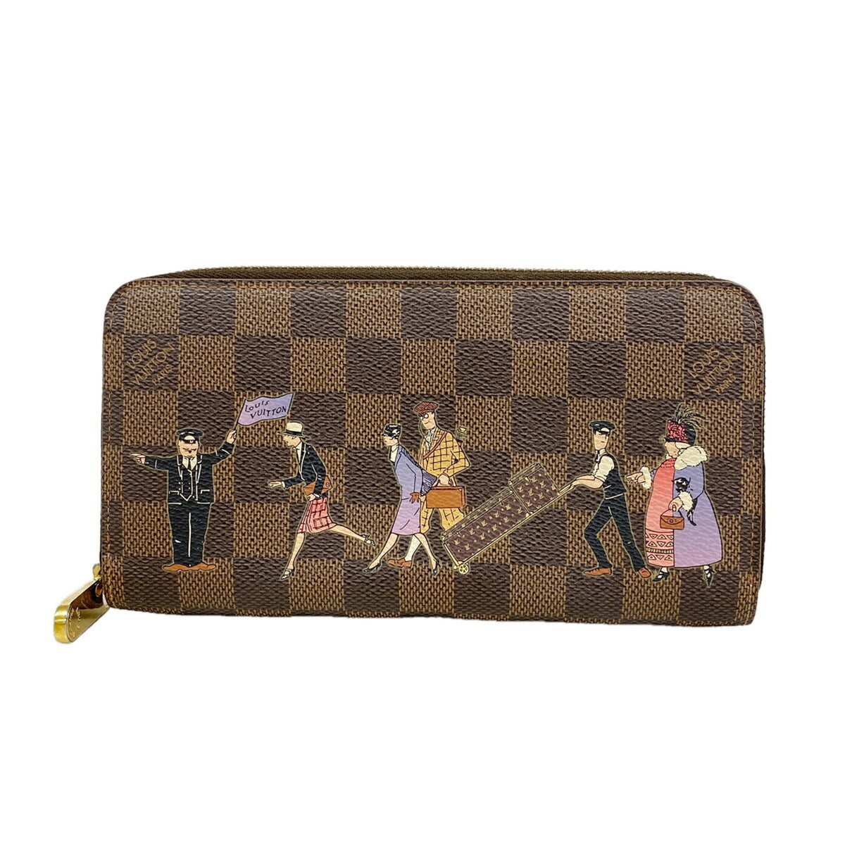 Louis Vuitton Violet Long Wallet (Bi-Fold) (Pre-Owned)
