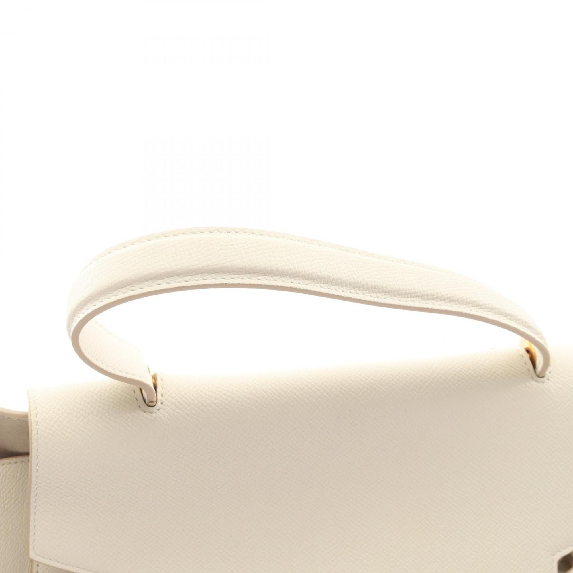 Celine White Leather Handbag (Pre-Owned)