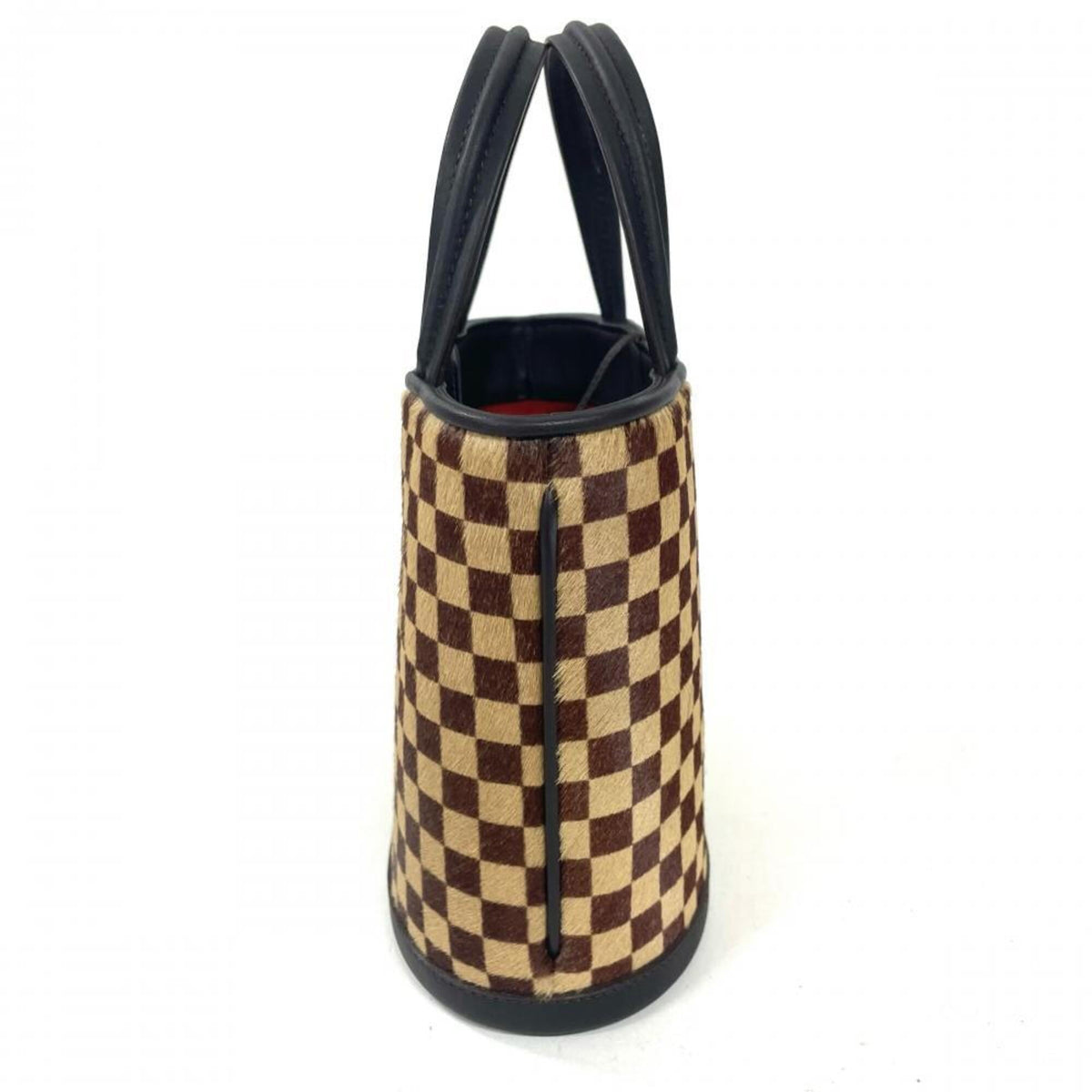 Louis Vuitton Brown Damier Sauvage Leather Handbag (Pre-Owned)