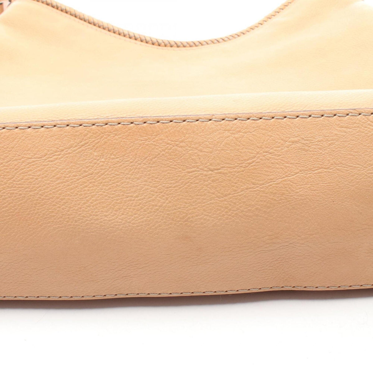 Gucci Beige Leather Handbag Shoulder Bag (Pre-Owned)