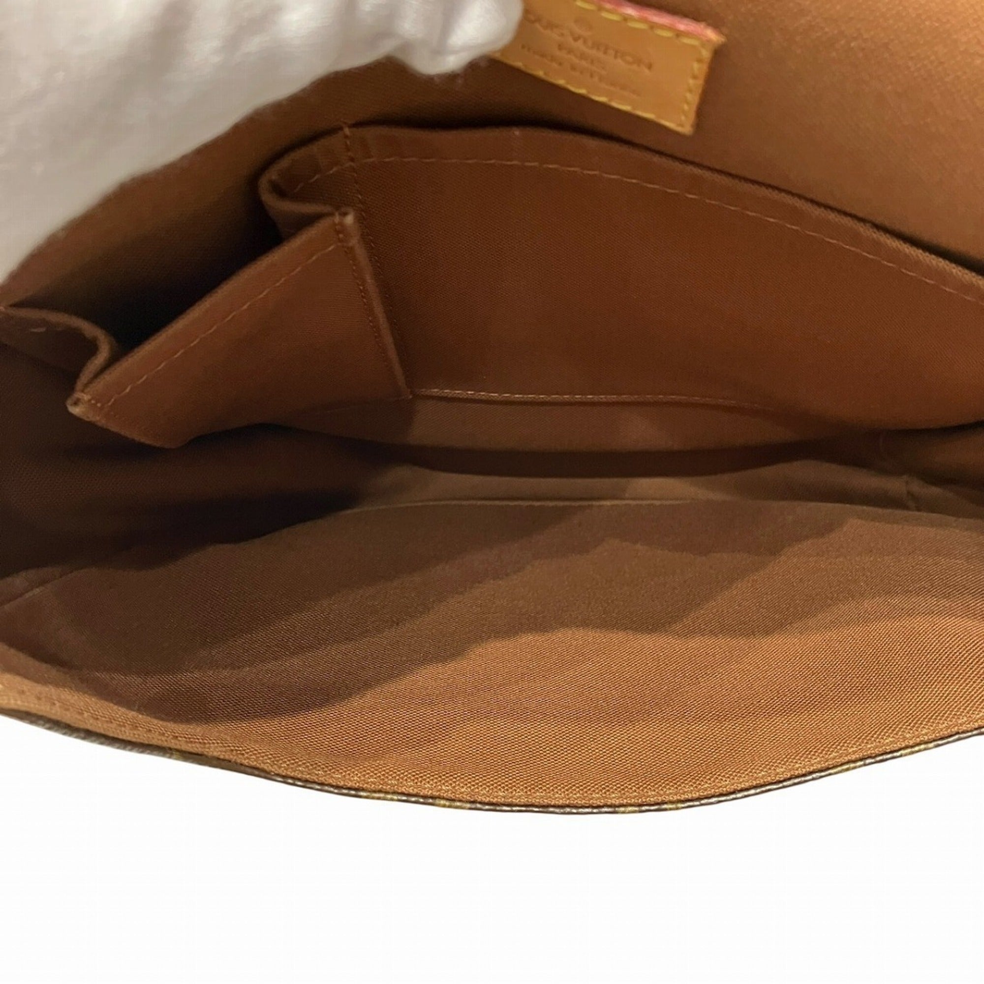 Louis Vuitton Brown Monogram Shoulder Bag (Pre-Owned)