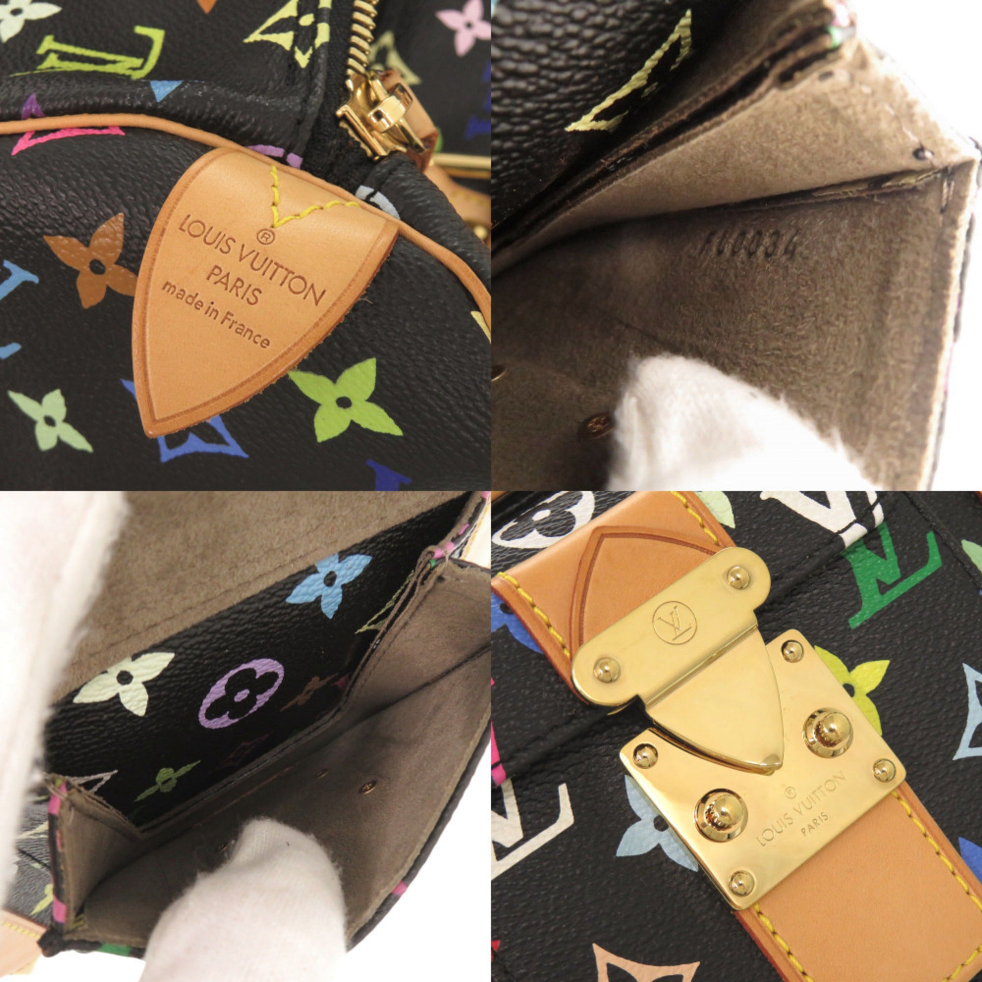 Louis Vuitton Noir Monogram Multicolore Boston Bag (Pre-Owned)