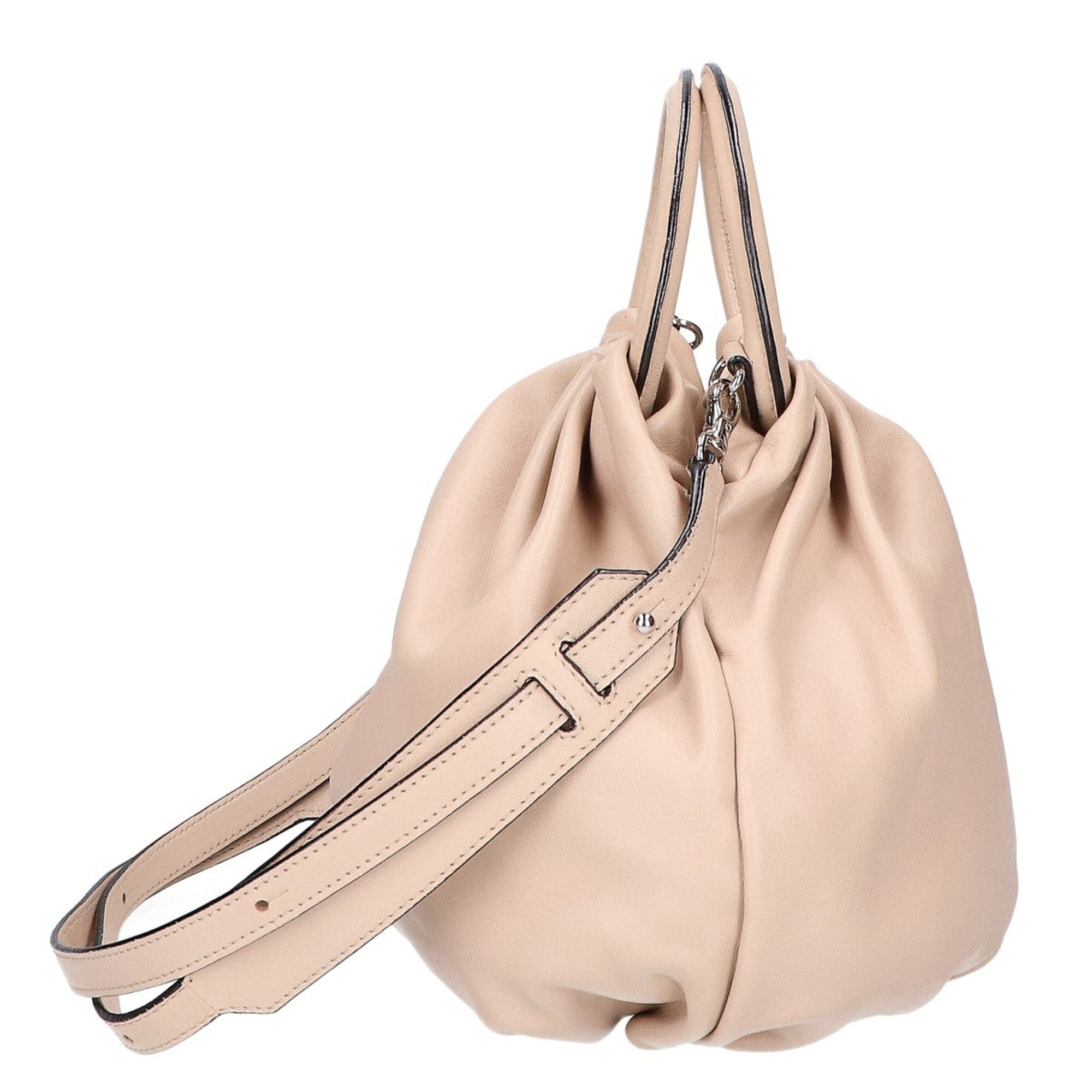 Loewe Beige Leather Handbag (Pre-Owned)