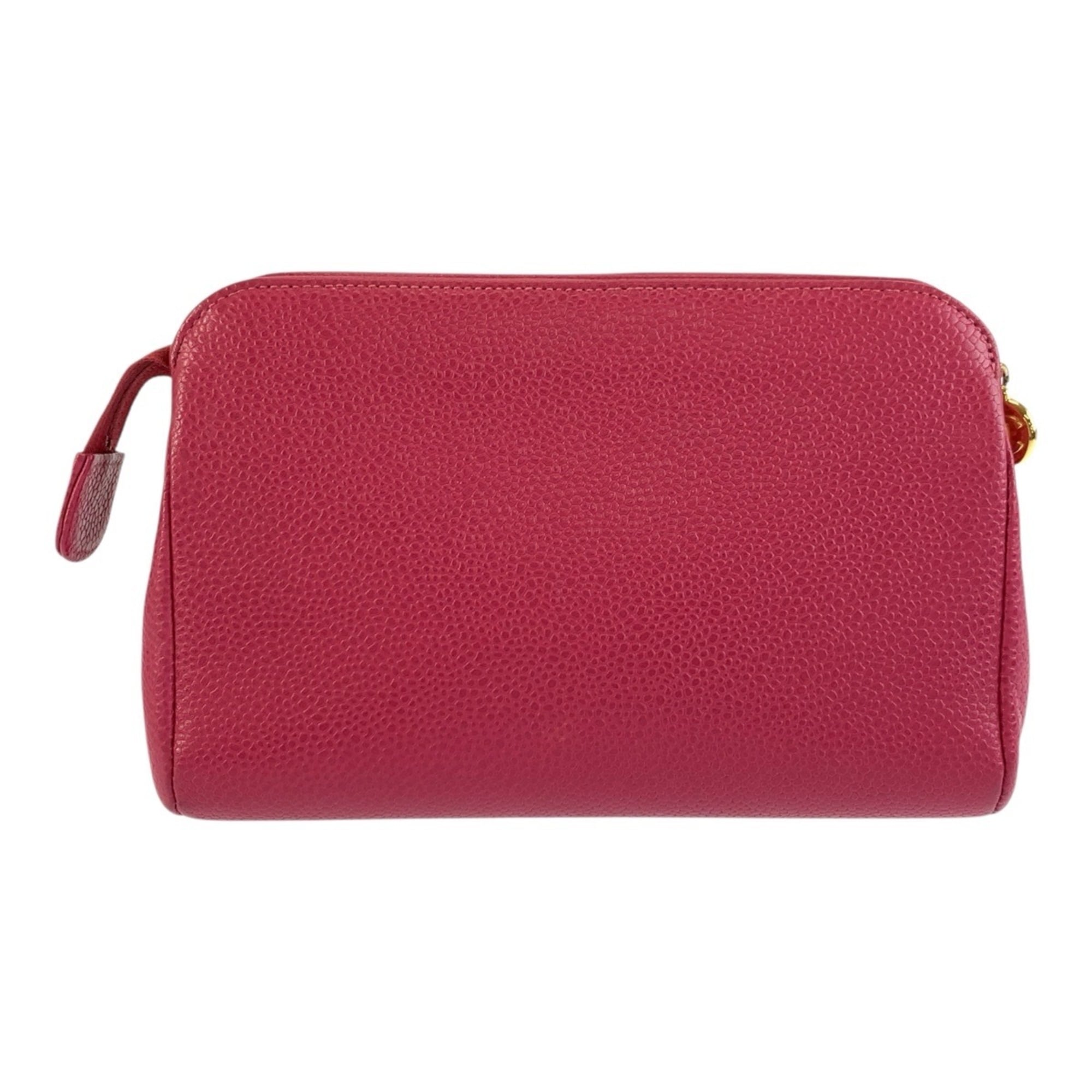 Chanel Pink Leather Pouch (Pre-Owned)