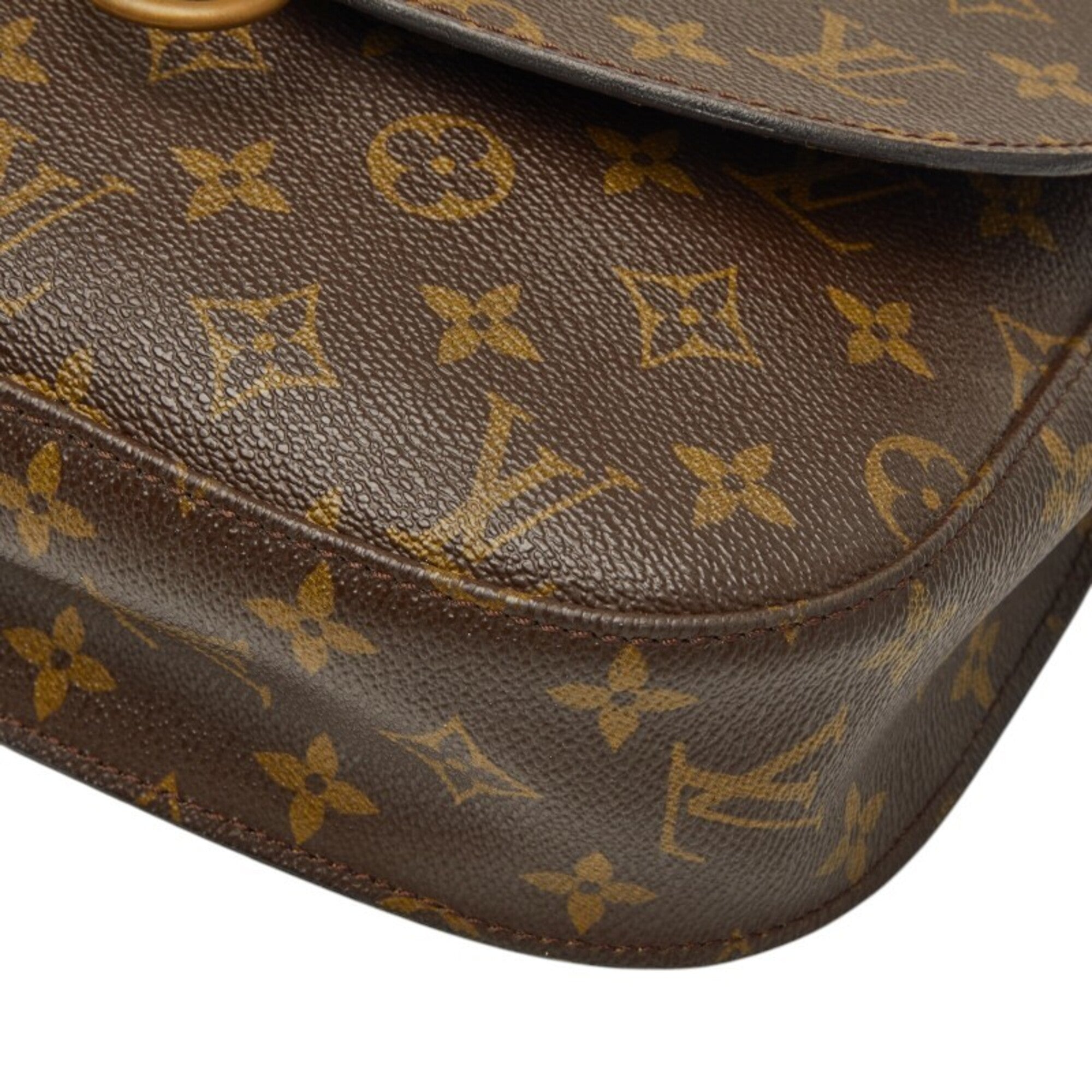 Louis Vuitton Monogram Brown Pvc Leather Shoulder Bag (Pre-Owned)