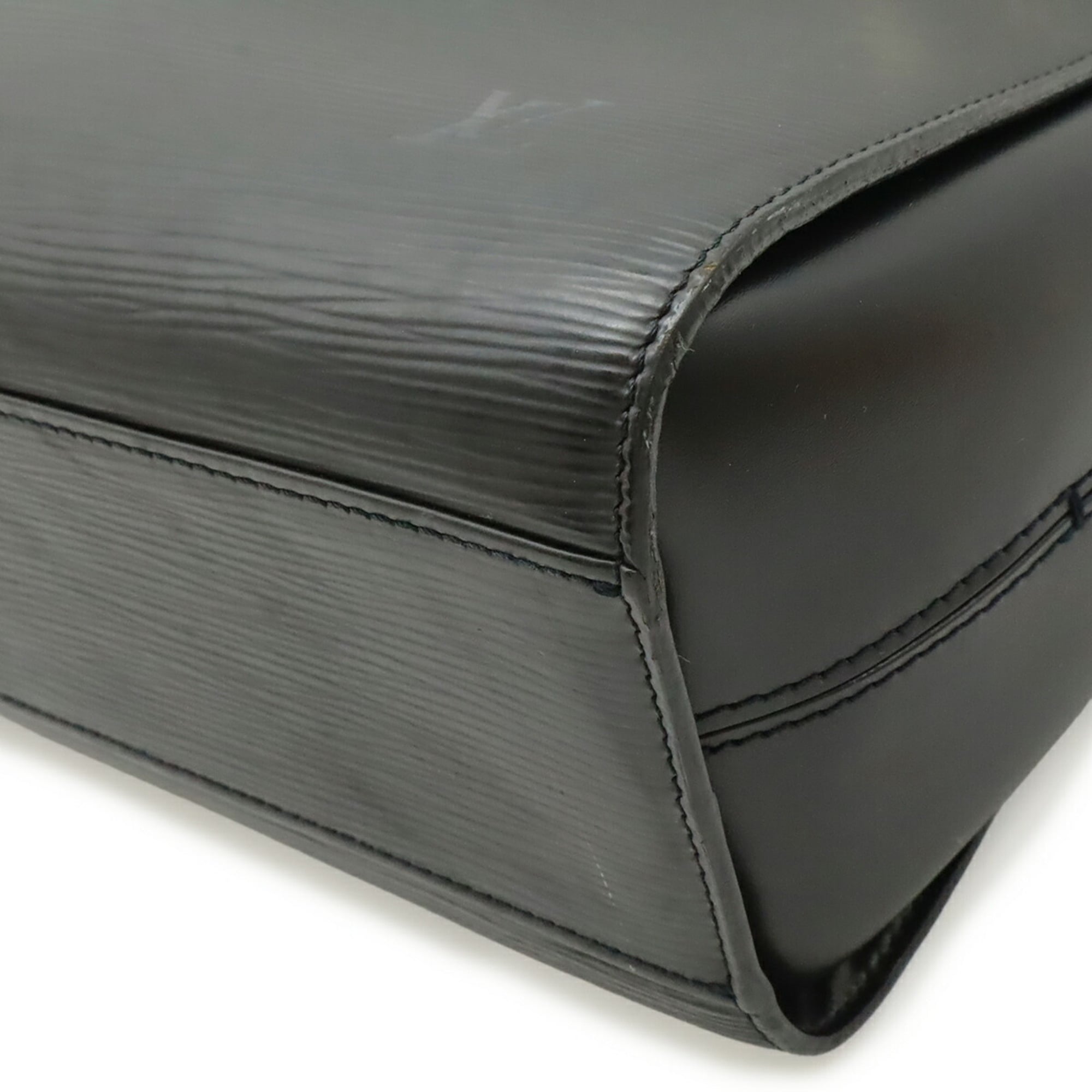 Louis Vuitton Black Epi Leather Shoulder Bag Tote Bag (Pre-Owned)