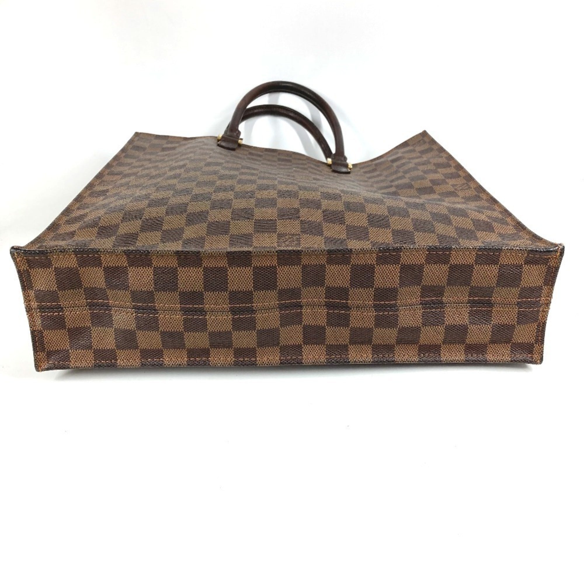 Louis Vuitton Brown Damier Canvas Ebene Damier Canvas Handbag Tote Bag (Pre-Owned)