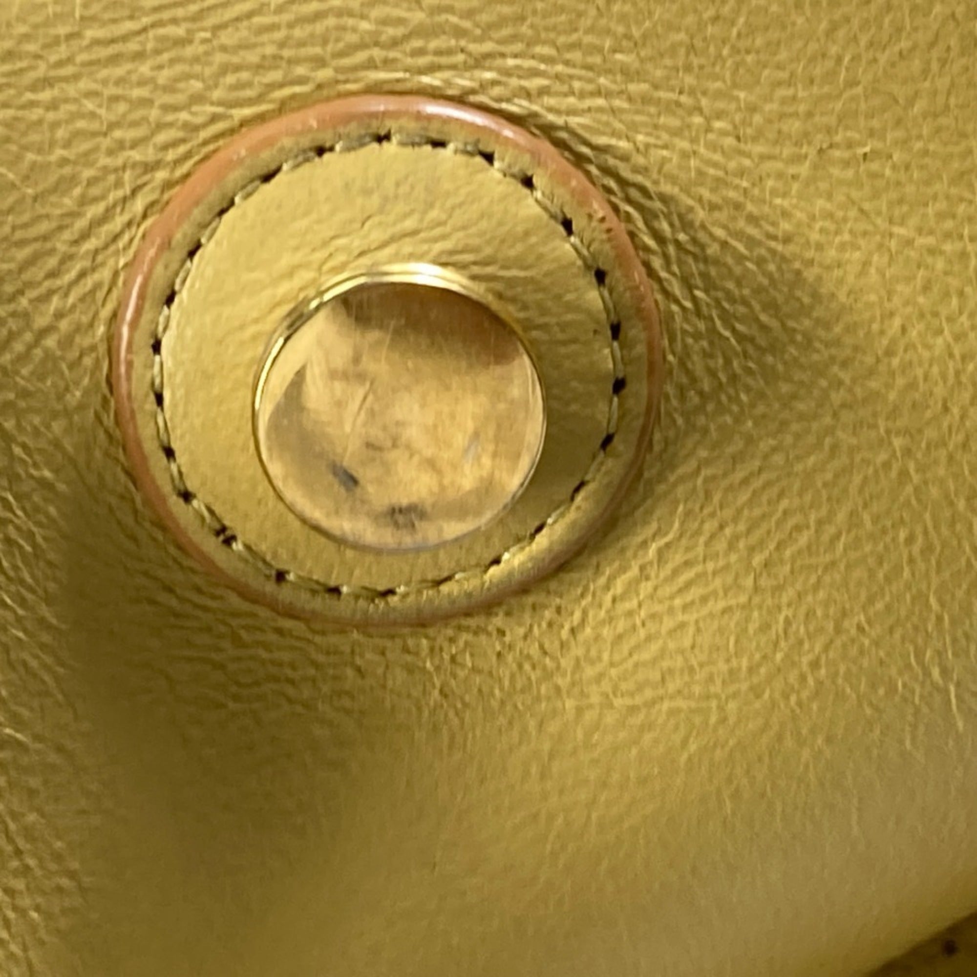 Celine Yellow Leather Shoulder Bag (Pre-Owned)