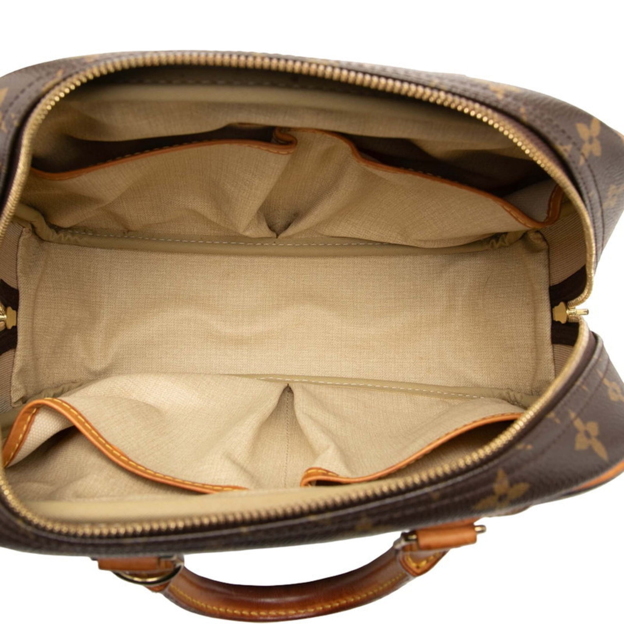 Louis Vuitton Brown Pvc Leather Handbag (Pre-Owned)
