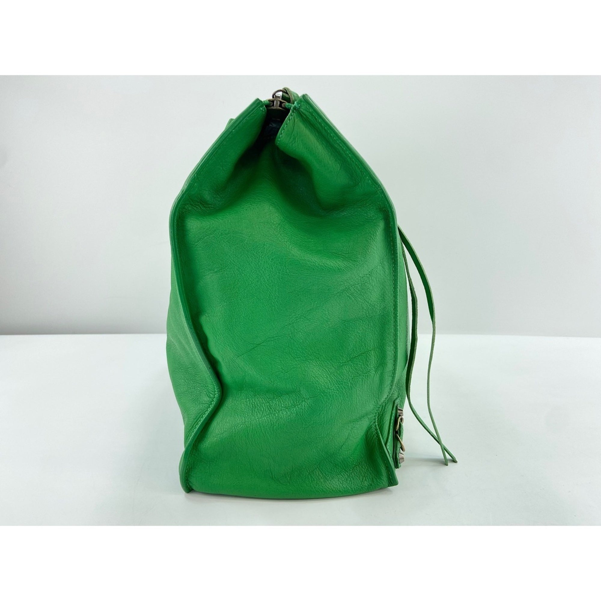 Balenciaga Green Paper Shoulder Bag (Pre-Owned)