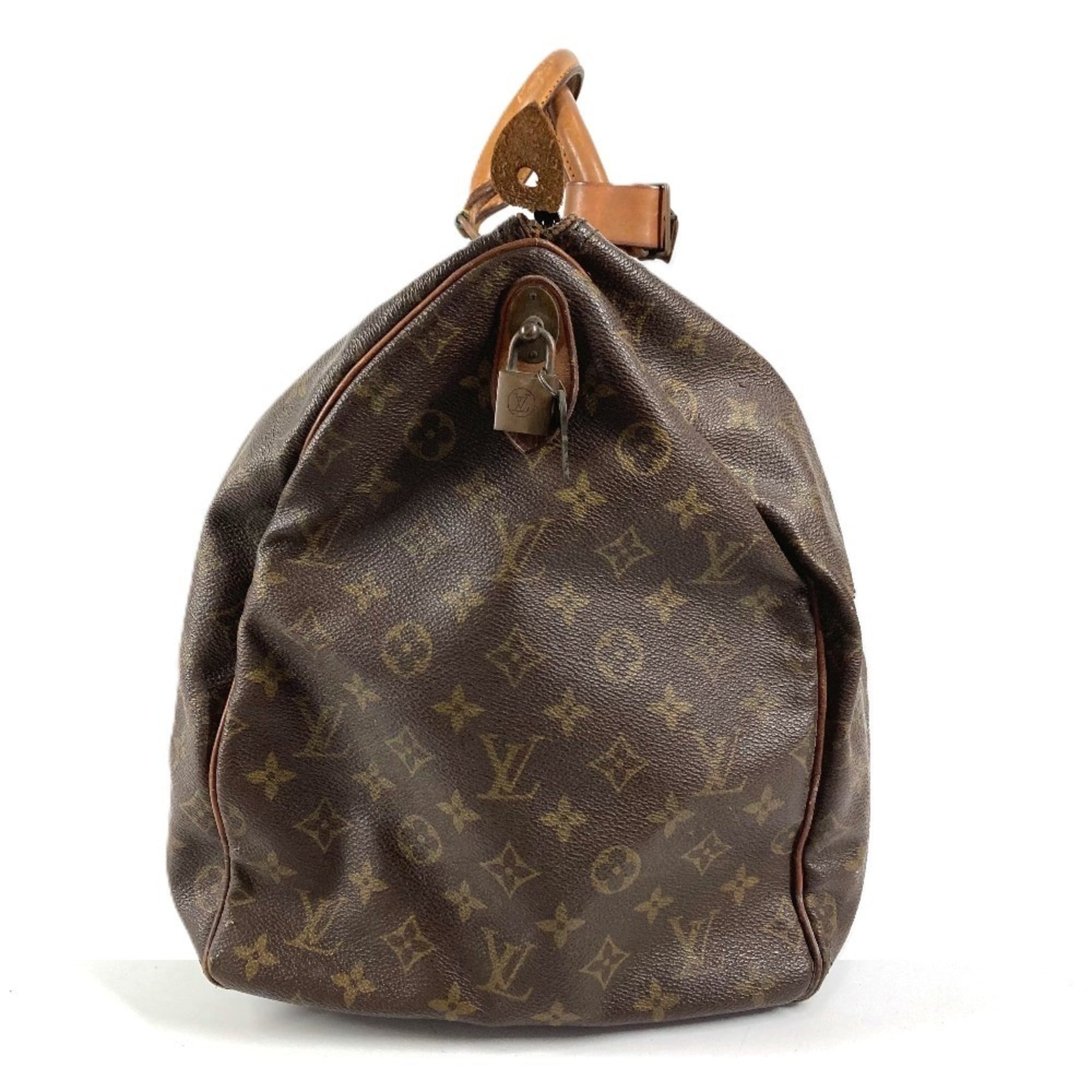 Louis Vuitton Brown Monogram Canvas Boston Bag Handbag (Pre-Owned)