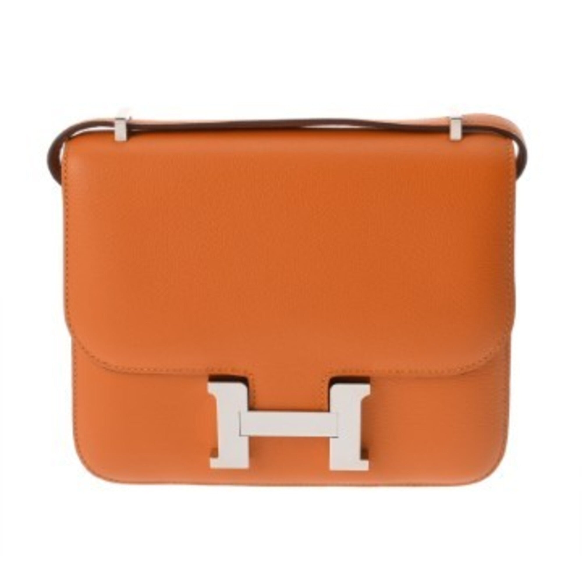 Hermes Apricot Shoulder Bag (Pre-Owned)