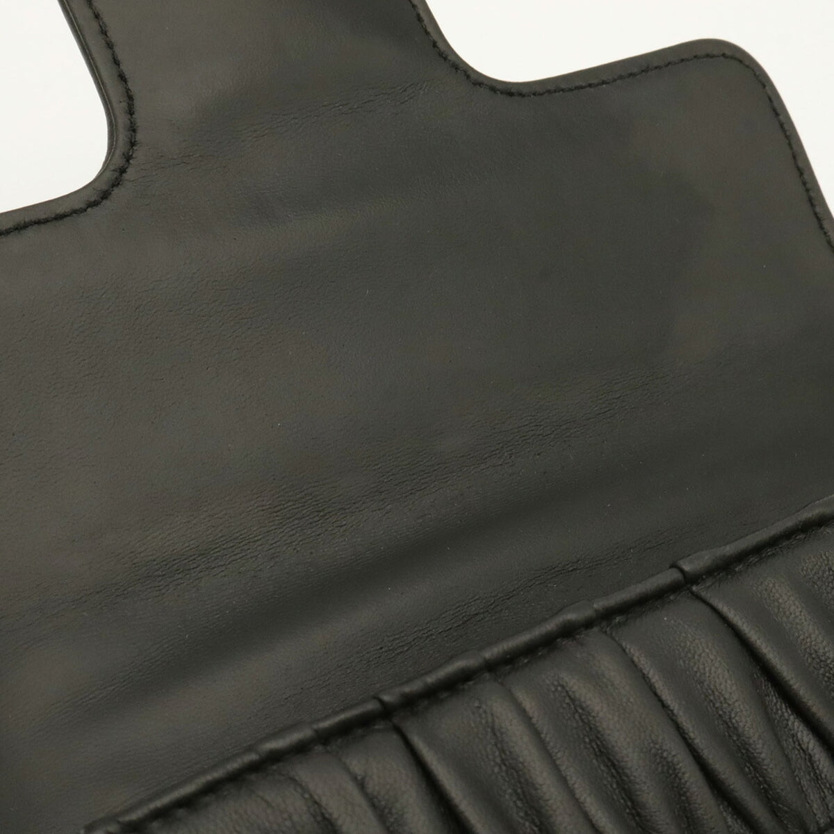 Prada Black Nero Nappa Leather Pochette Shoulder Bag (Pre-Owned)