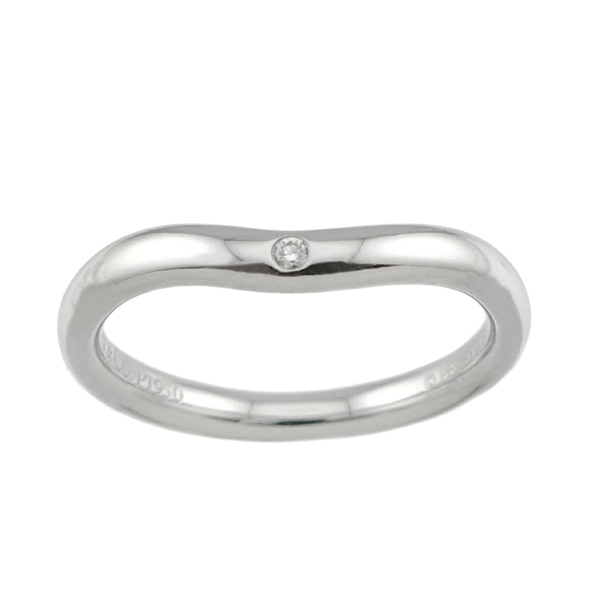 Tiffany Platinum 950 Band Ring (Pre-Owned)