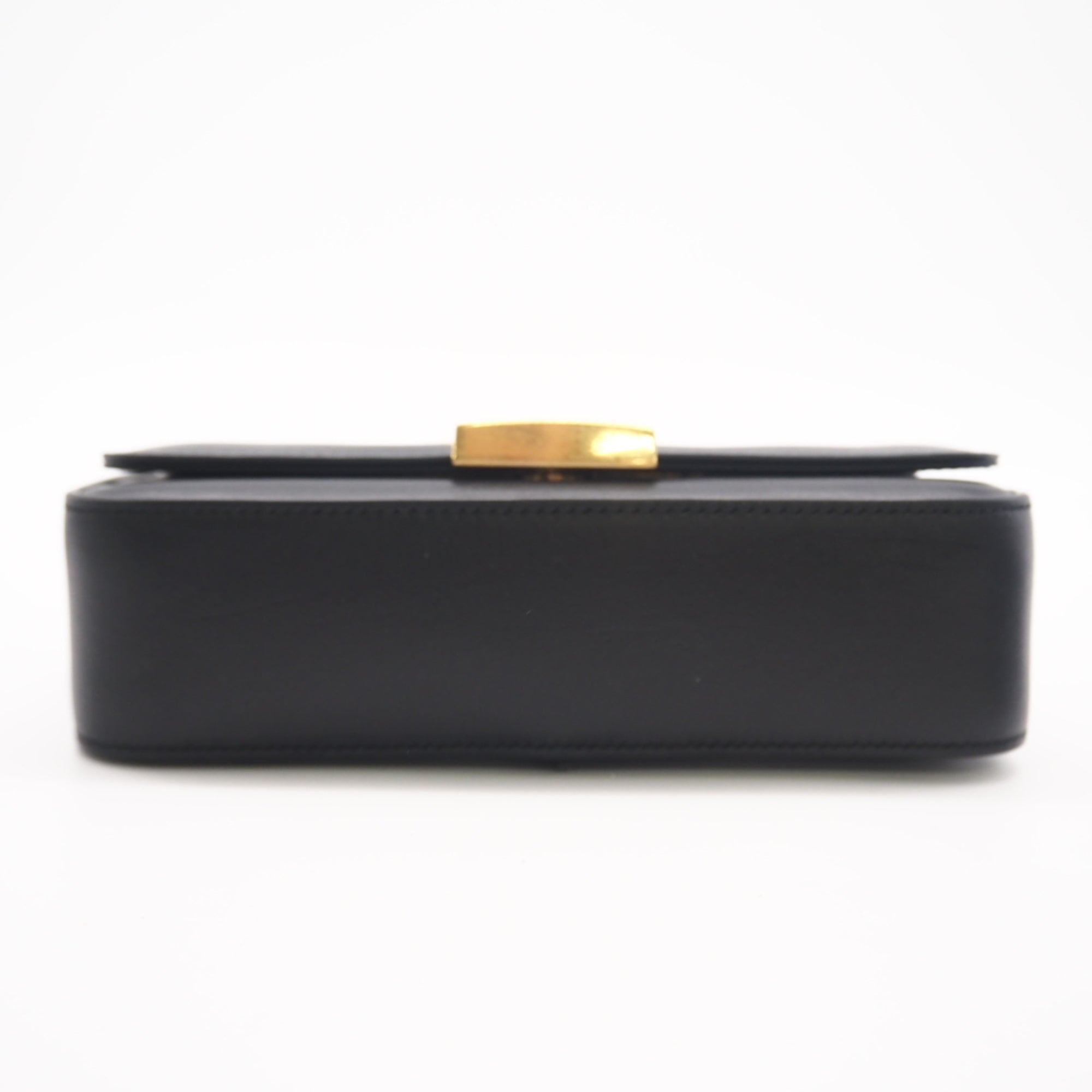 Tod's Black Leather Shoulder Bag Sling Bag (Pre-Owned)