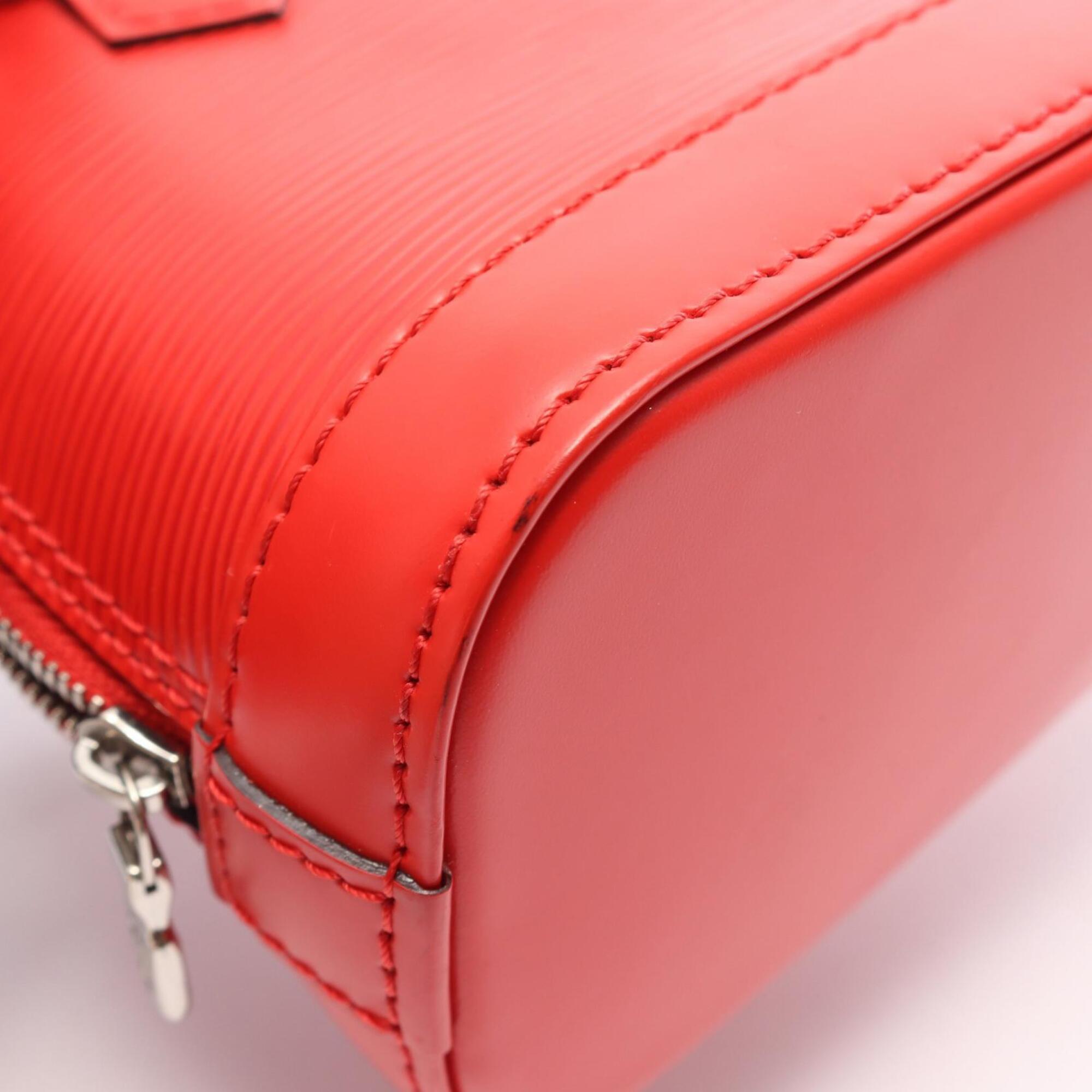 Louis Vuitton Coquelicots Red Color Leather Handbag Shoulder Bag (Pre-Owned)