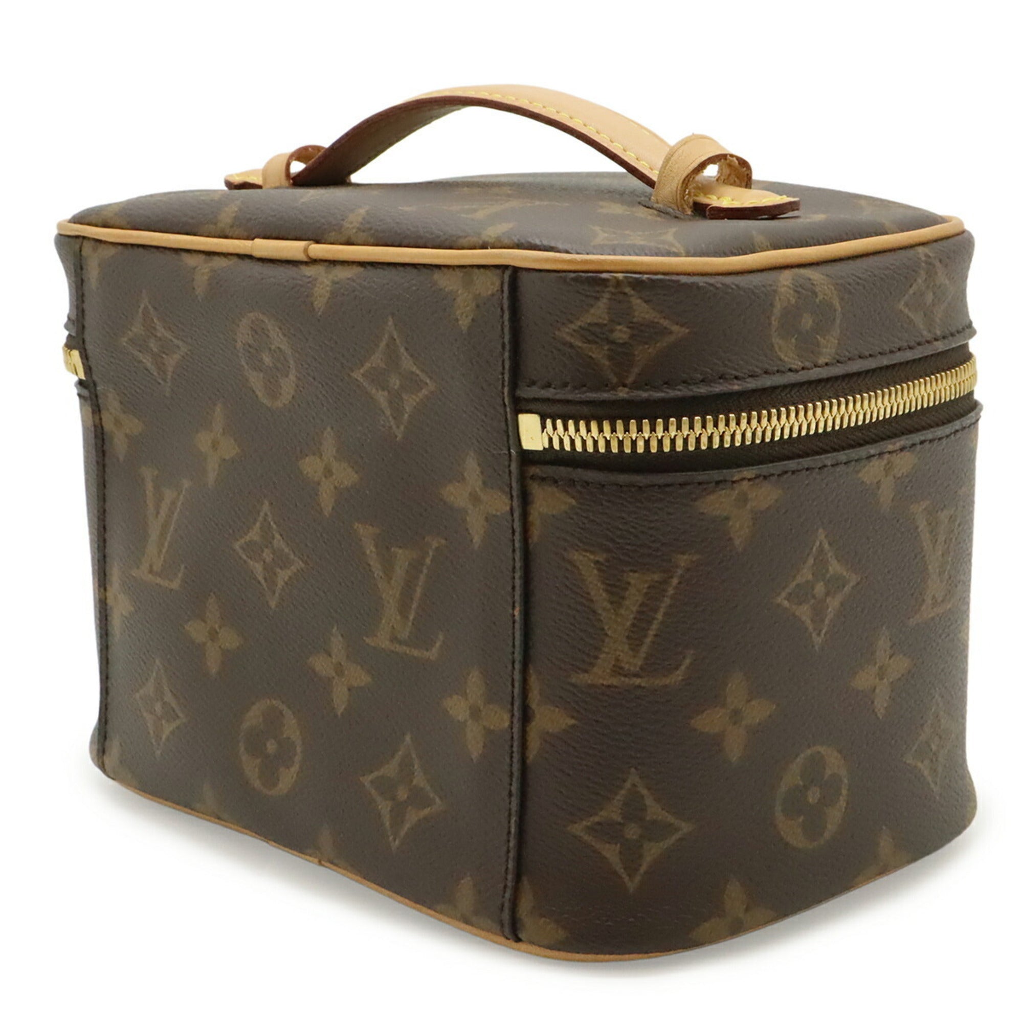 Louis Vuitton Brown Monogram White Monogram Handbag Pouch (Pre-Owned)