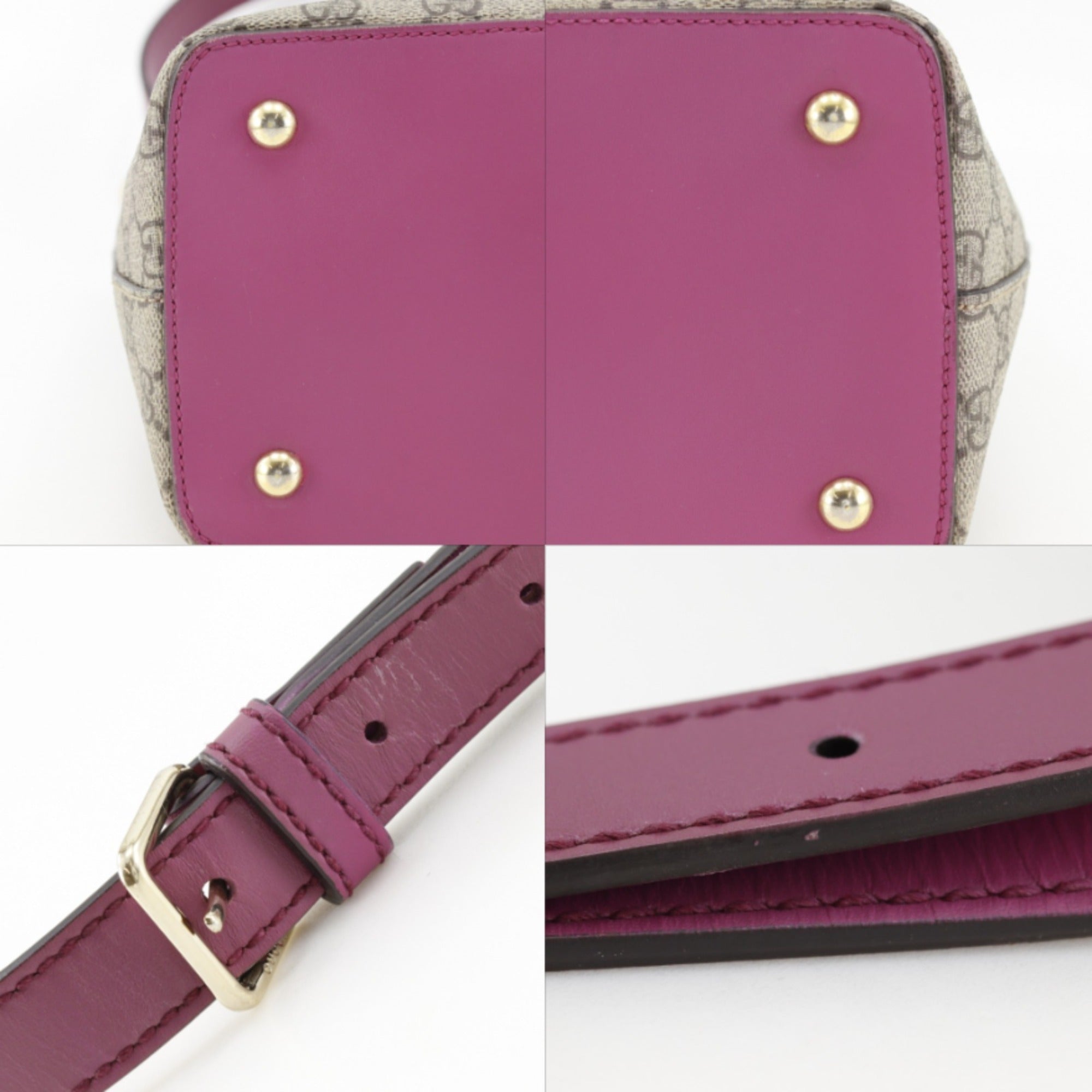 Gucci Brown Leather Handbag (Pre-Owned)