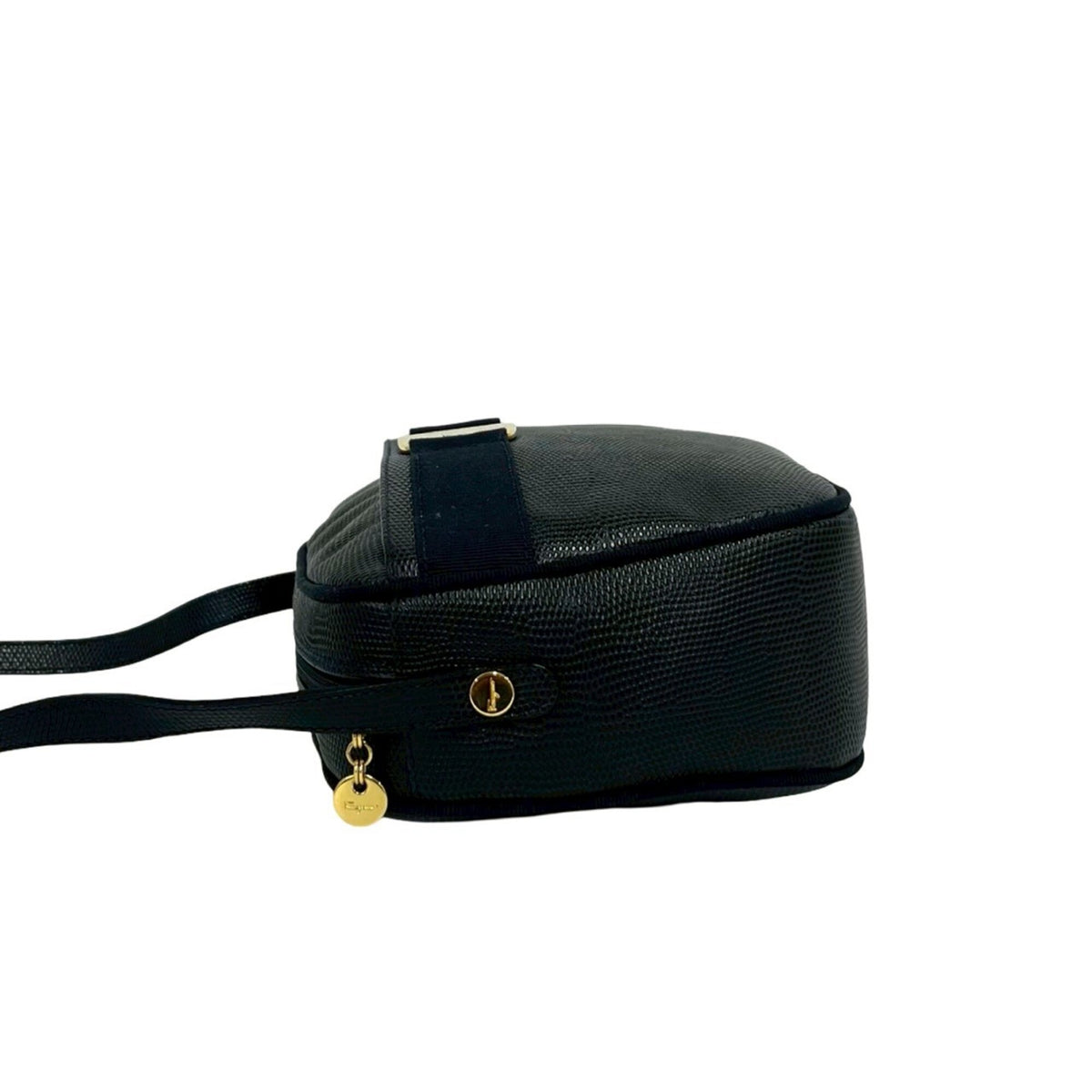 Salvatore Ferragamo Black Leather Shoulder Bag (Pre-Owned)