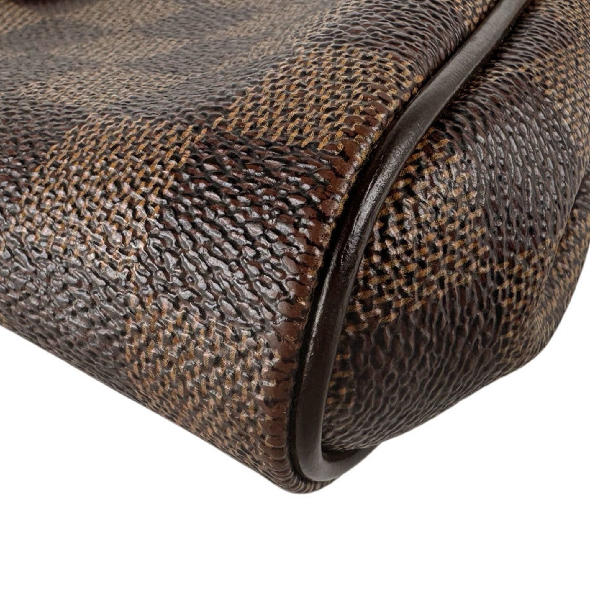 Louis Vuitton Damier Canvas Ebene Damier Canvas Shoulder Bag (Pre-Owned)