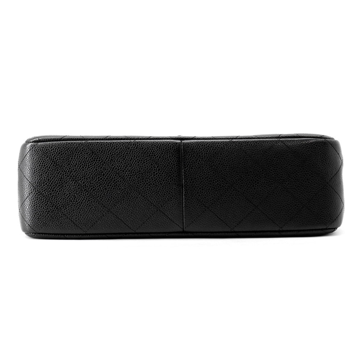 Chanel Black Grained Calfskin Handbag Shoulder Bag (Pre-Owned)