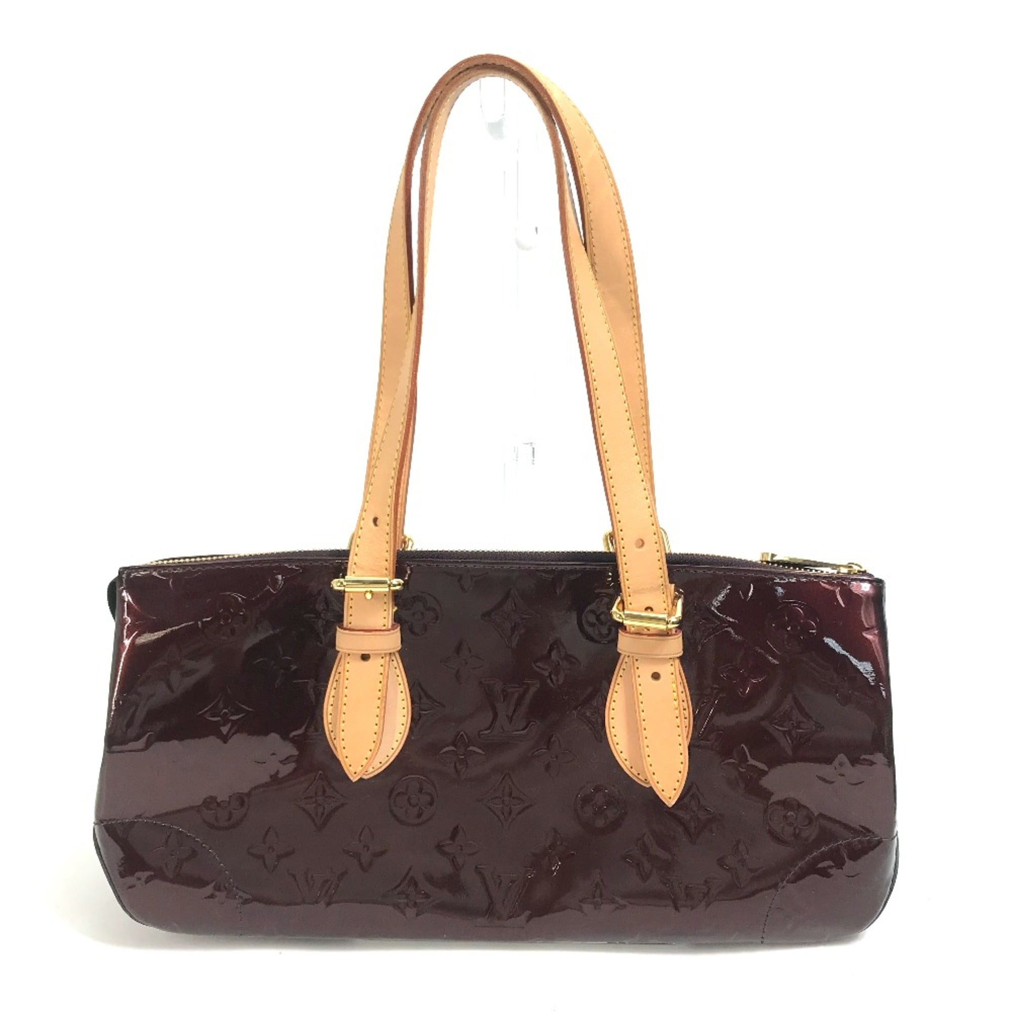 Louis Vuitton Red Leather Shoulder Bag (Pre-Owned)