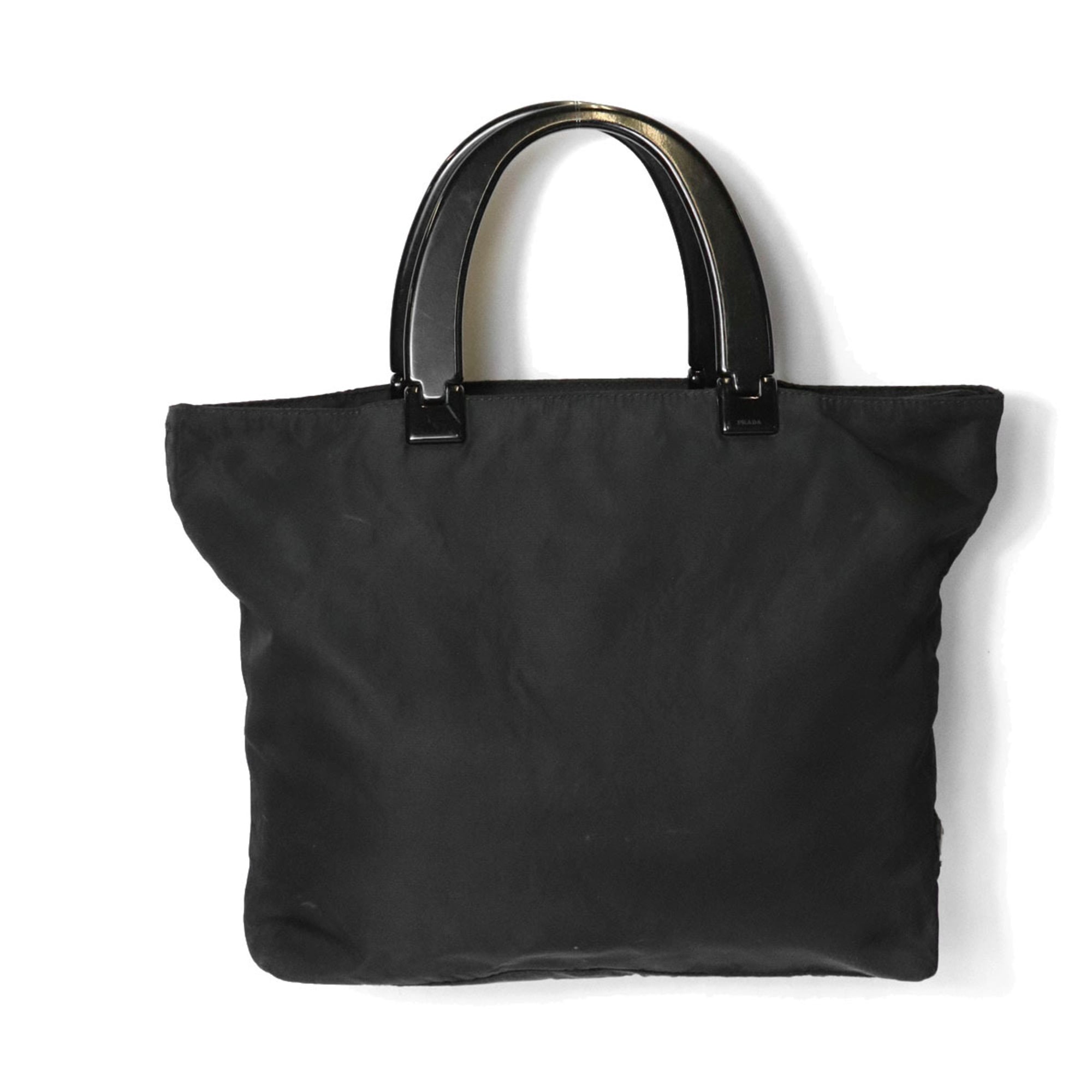 Prada Black Nylon Handbag (Pre-Owned)