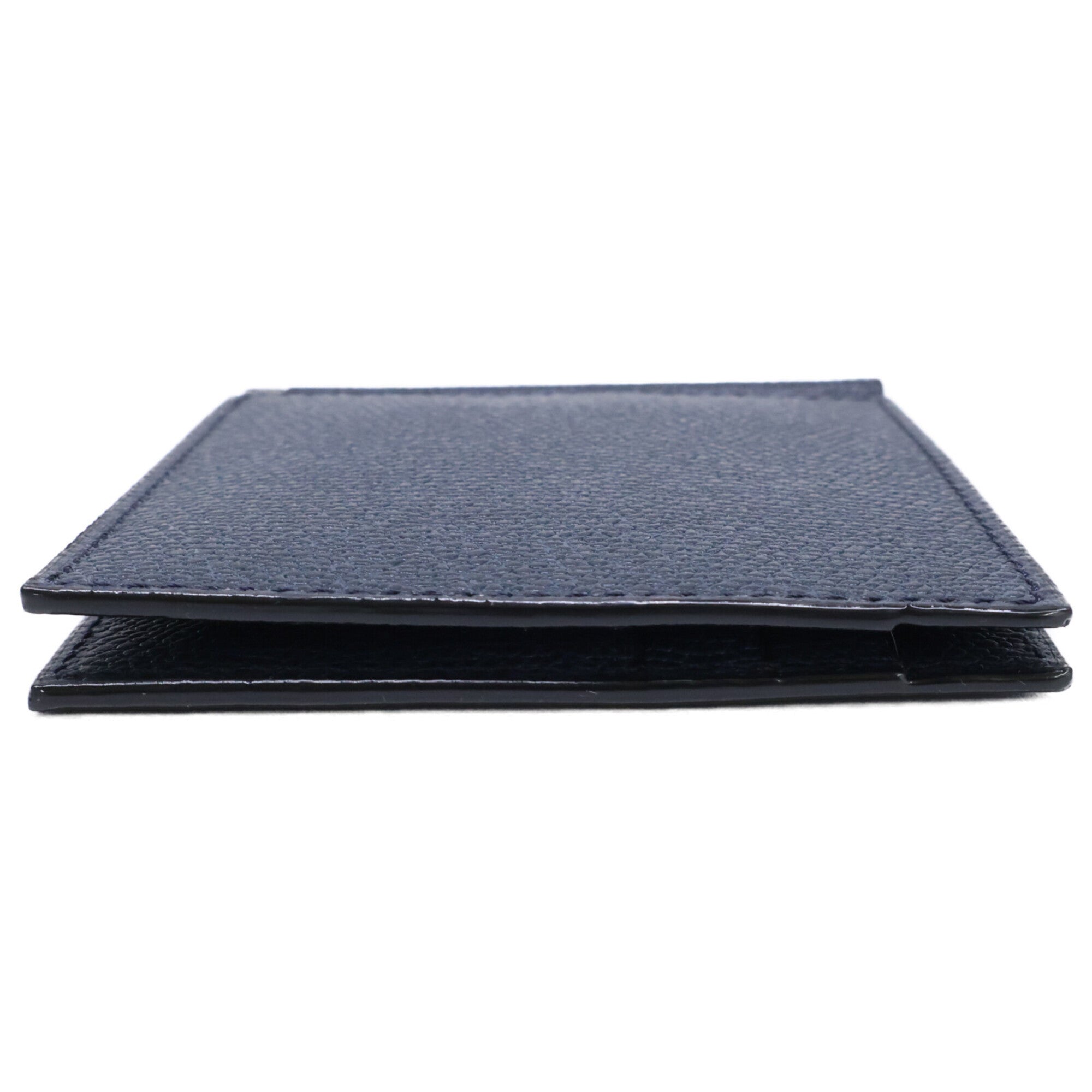 Valextra Navy Leather Money Clip (Pre-Owned)