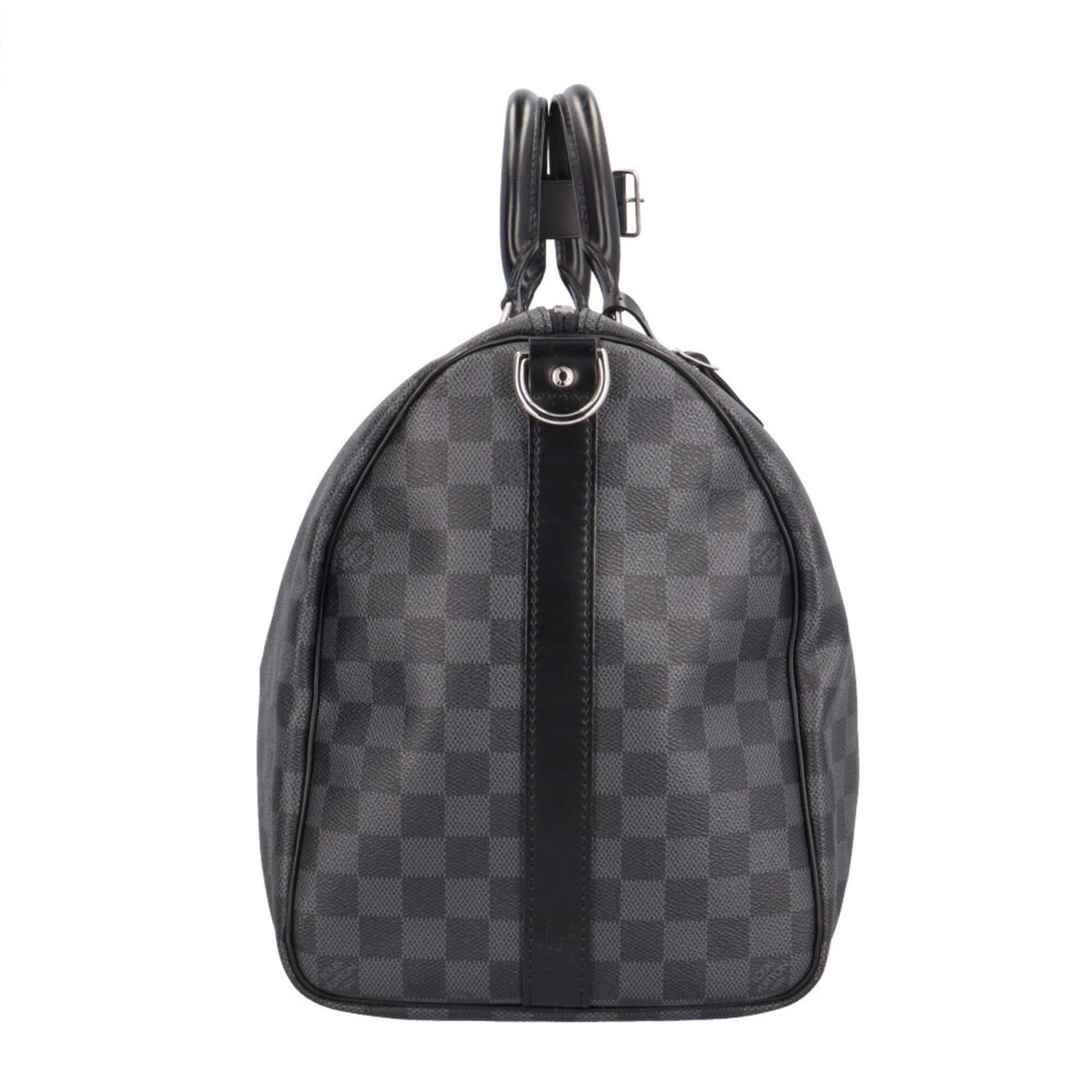 Louis Vuitton Damier Graphite Black Gray Damier Graphite Boston Bag (Pre-Owned)