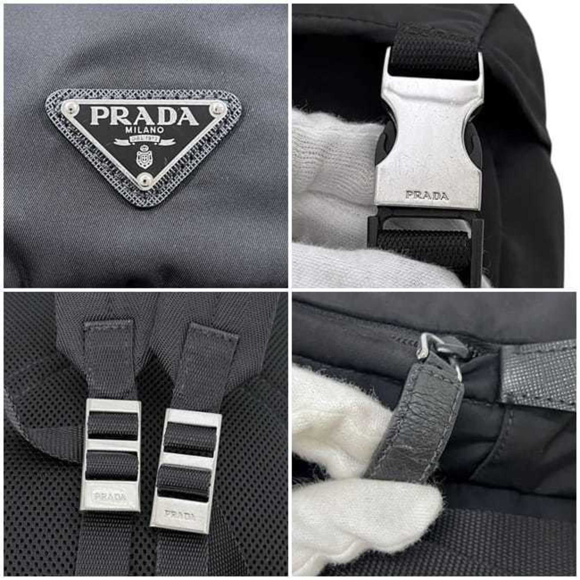 Prada Black Nero Nylon Backpack (Pre-Owned)