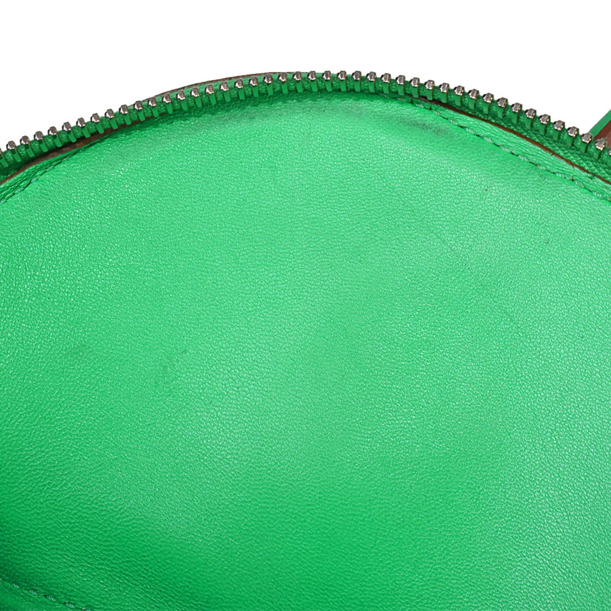 Hermes Bolide Green Mint Green Taurillon Clemence Leather Handbag (Pre-Owned)