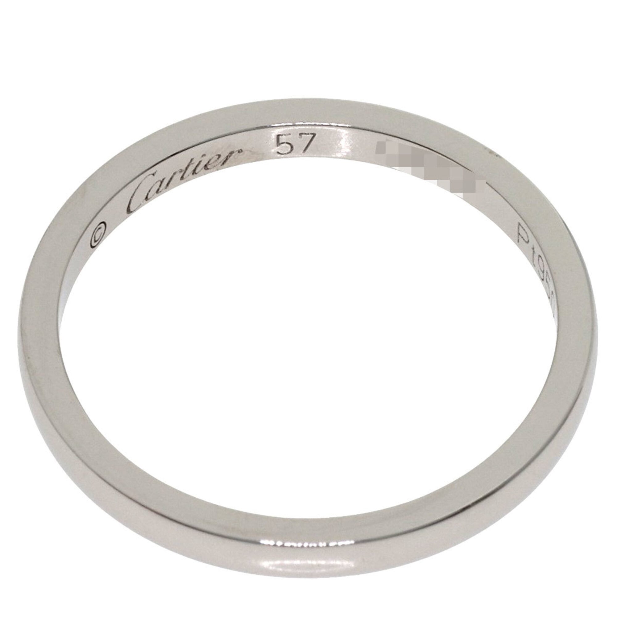 Cartier Platinum 950 Band Ring (Pre-Owned)