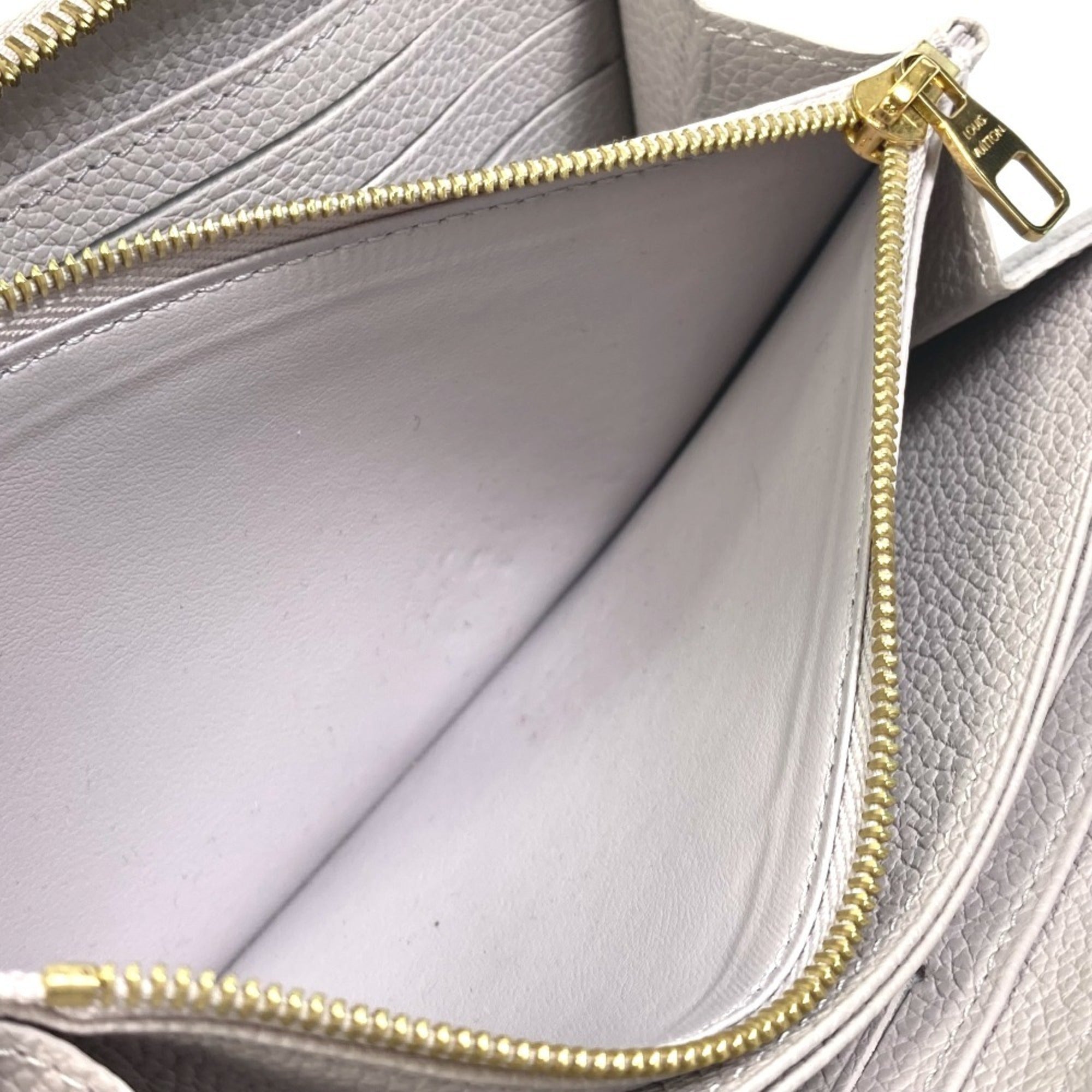 Louis Vuitton Monogram Empreinte Gray Monogram Empreinte Long Wallet (Bi-Fold) (Pre-Owned)