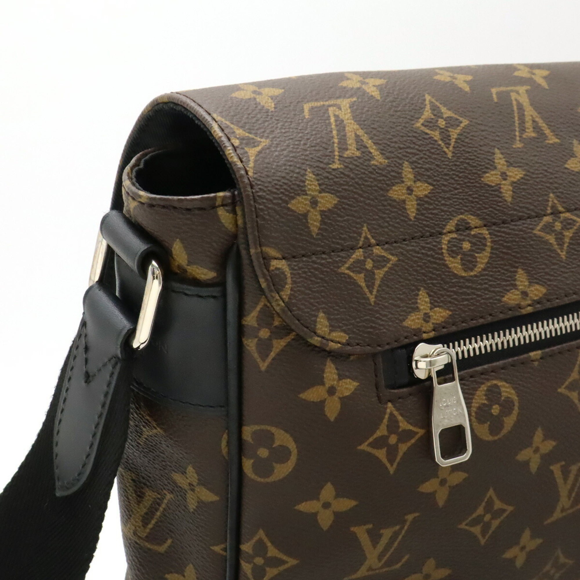 Louis Vuitton Black Brown Monogram Monogram Macassar Monogram Shoulder Bag (Pre-Owned)