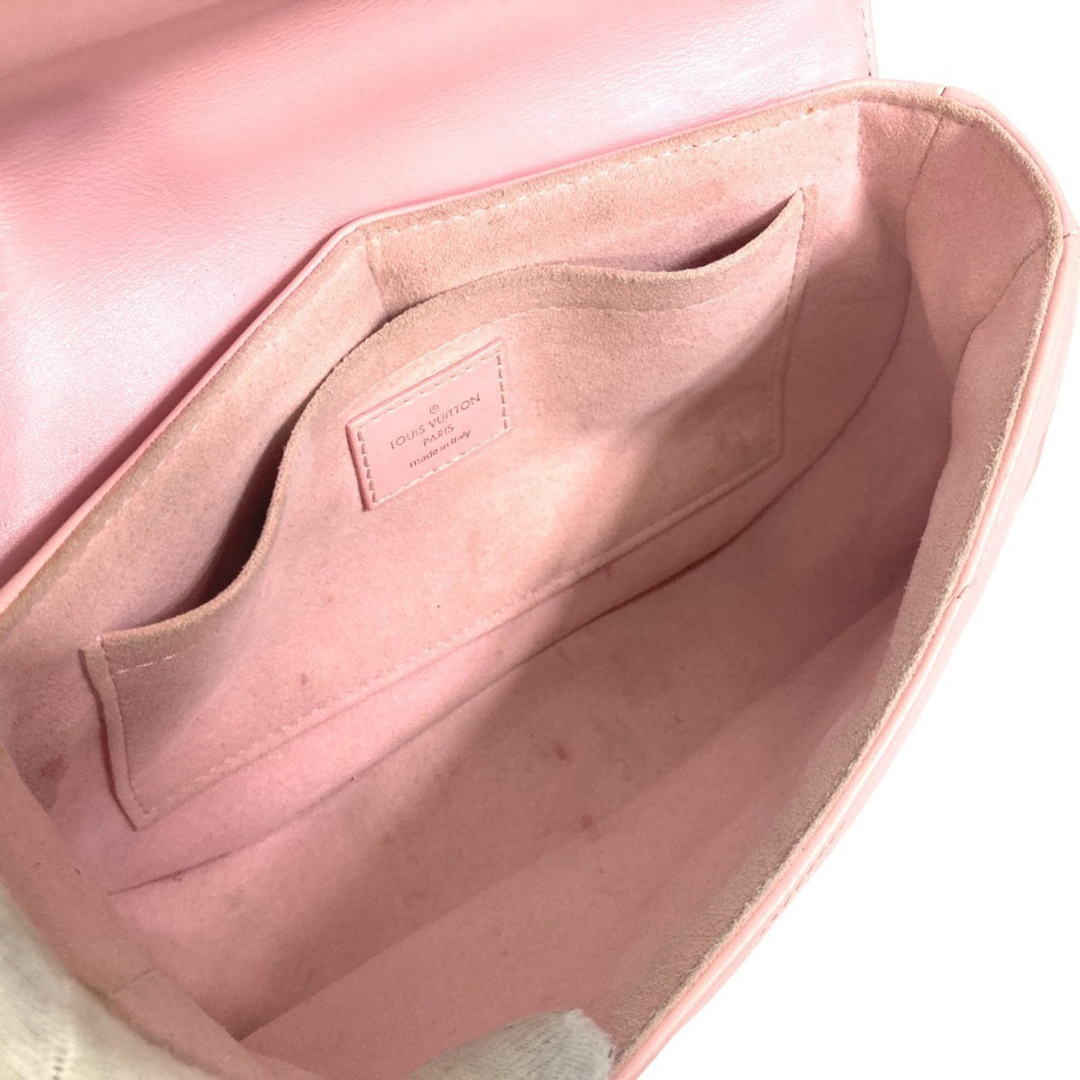 Louis Vuitton Pink Leather Handbag Shoulder Bag (Pre-Owned)
