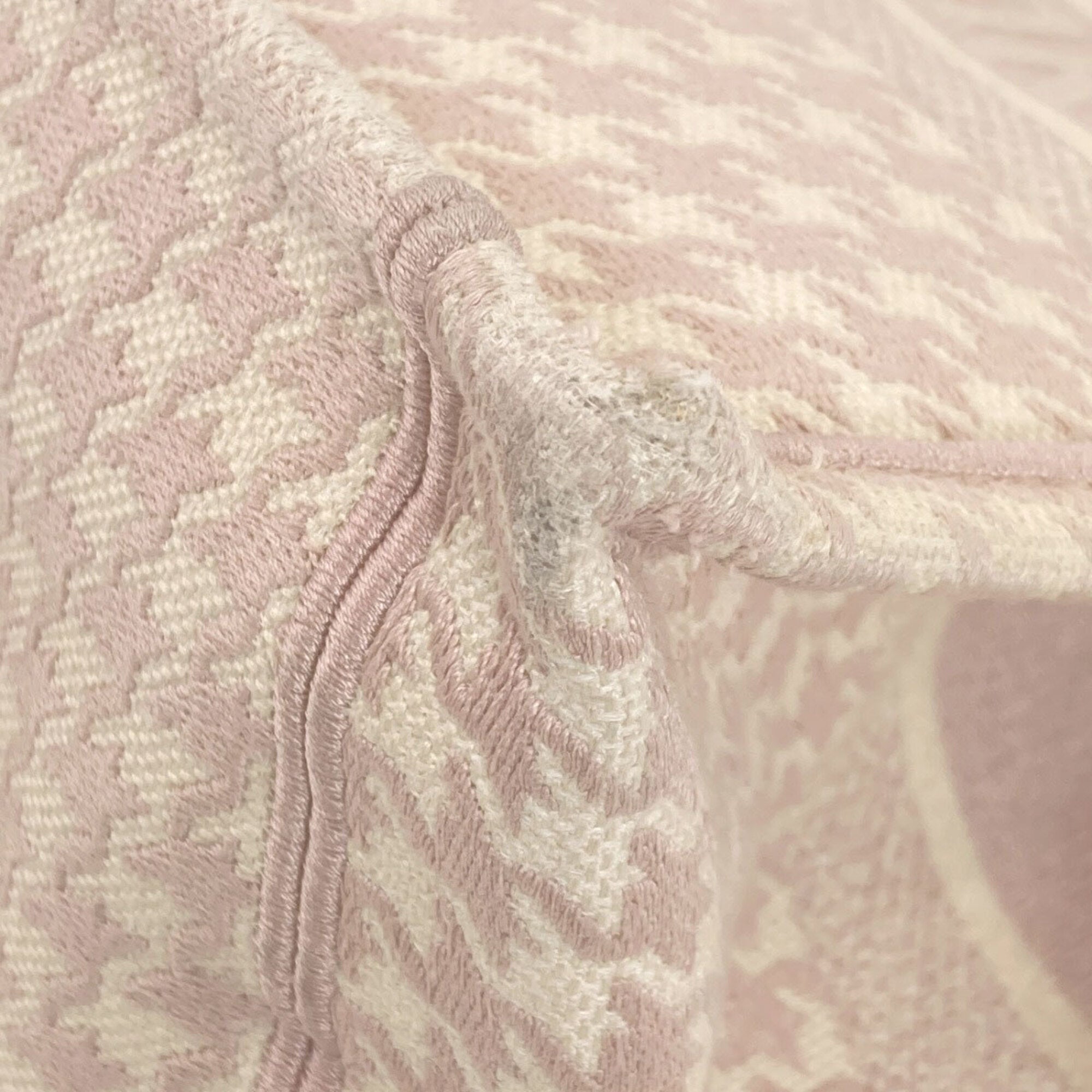 Christian Dior Pink Canvas Tote Bag (Pre-Owned)