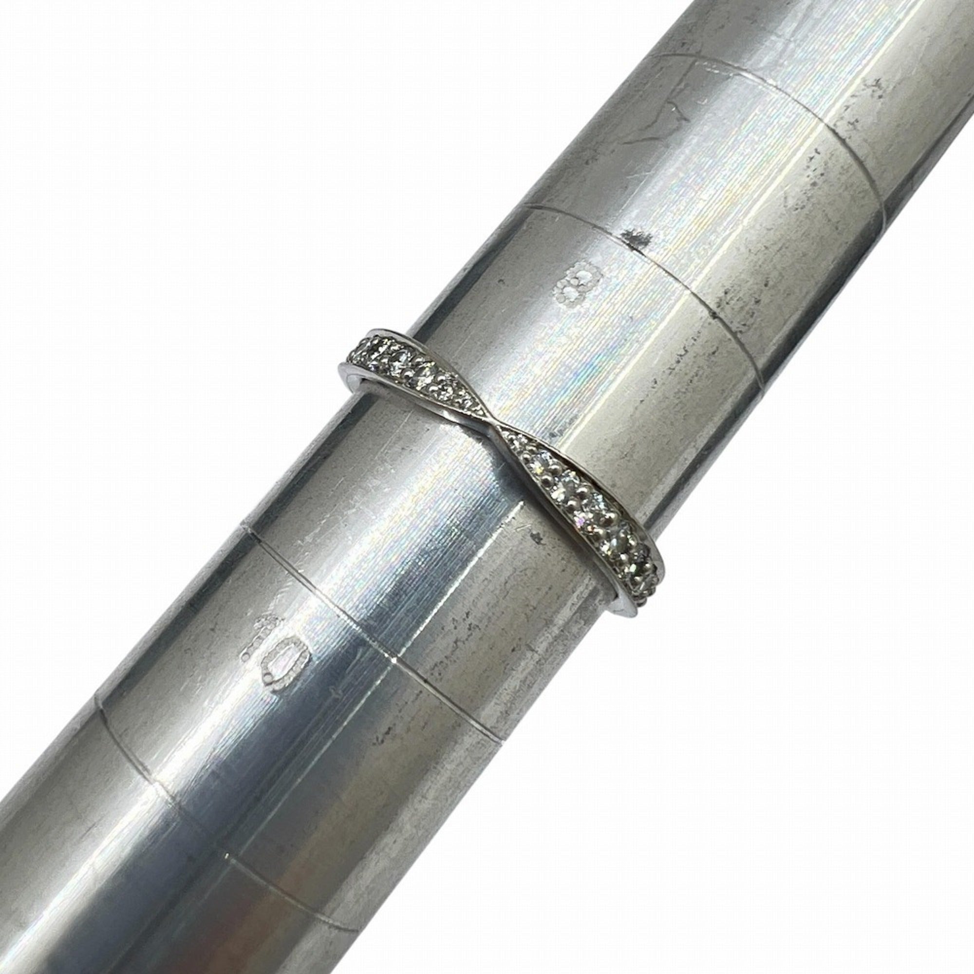 Tiffany Platinum Platinum 950 Band Ring (Pre-Owned)