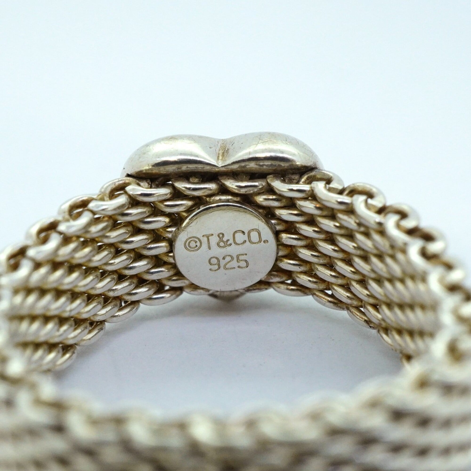 Tiffany Silver 925 Band Ring (Pre-Owned)