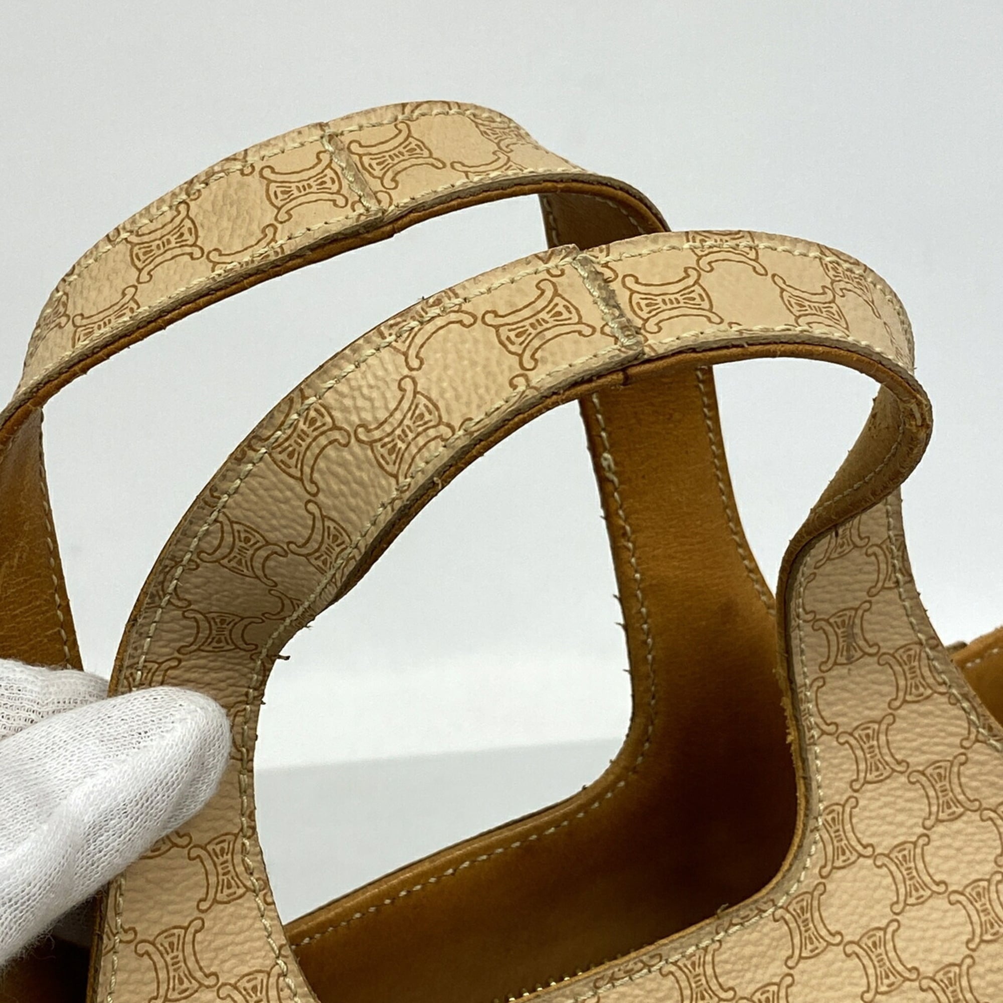 Celine Brown Pvc Handbag (Pre-Owned)