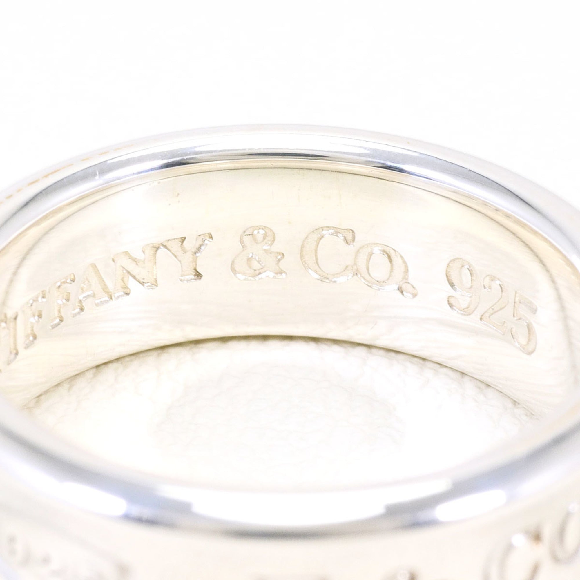 Tiffany Silver Silver 925 Band Ring (Pre-Owned)