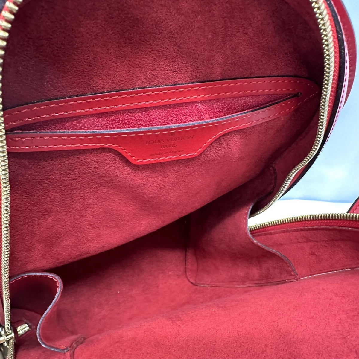 Louis Vuitton Epi Castilian Red Leather Backpack (Pre-Owned)